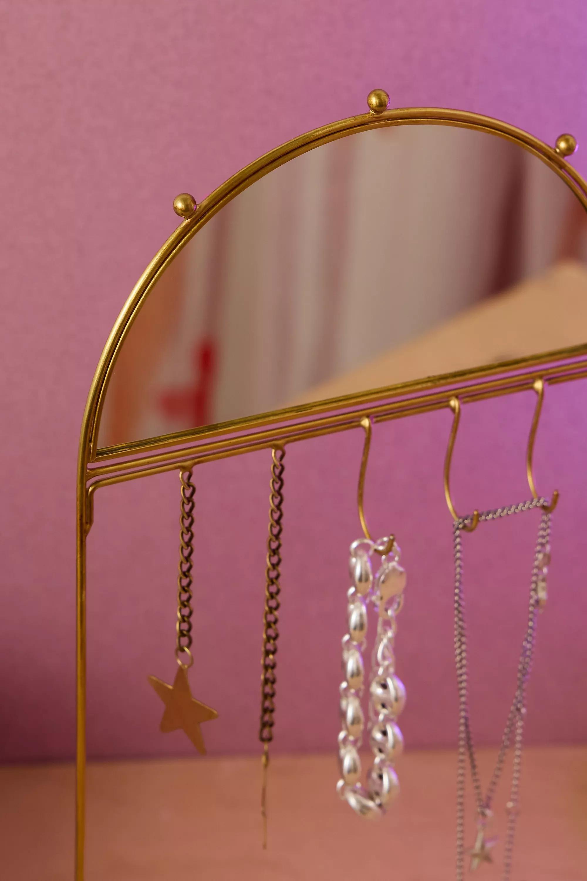 Gold Star Charm Jewellery Stand, GOLD, large image number 2
