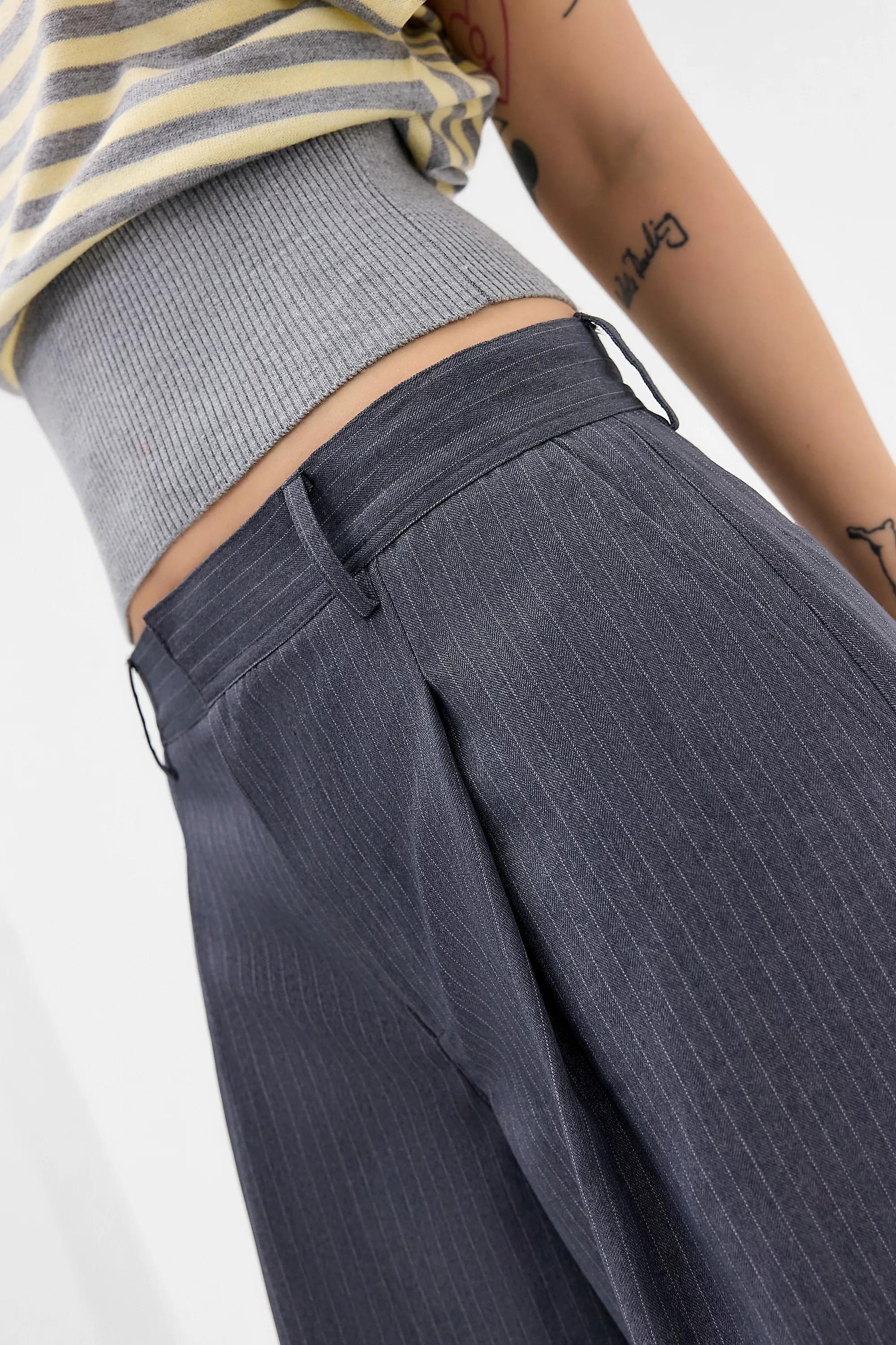 Grey Uo Noa Cocoon Trousers, GREY, large image number 2