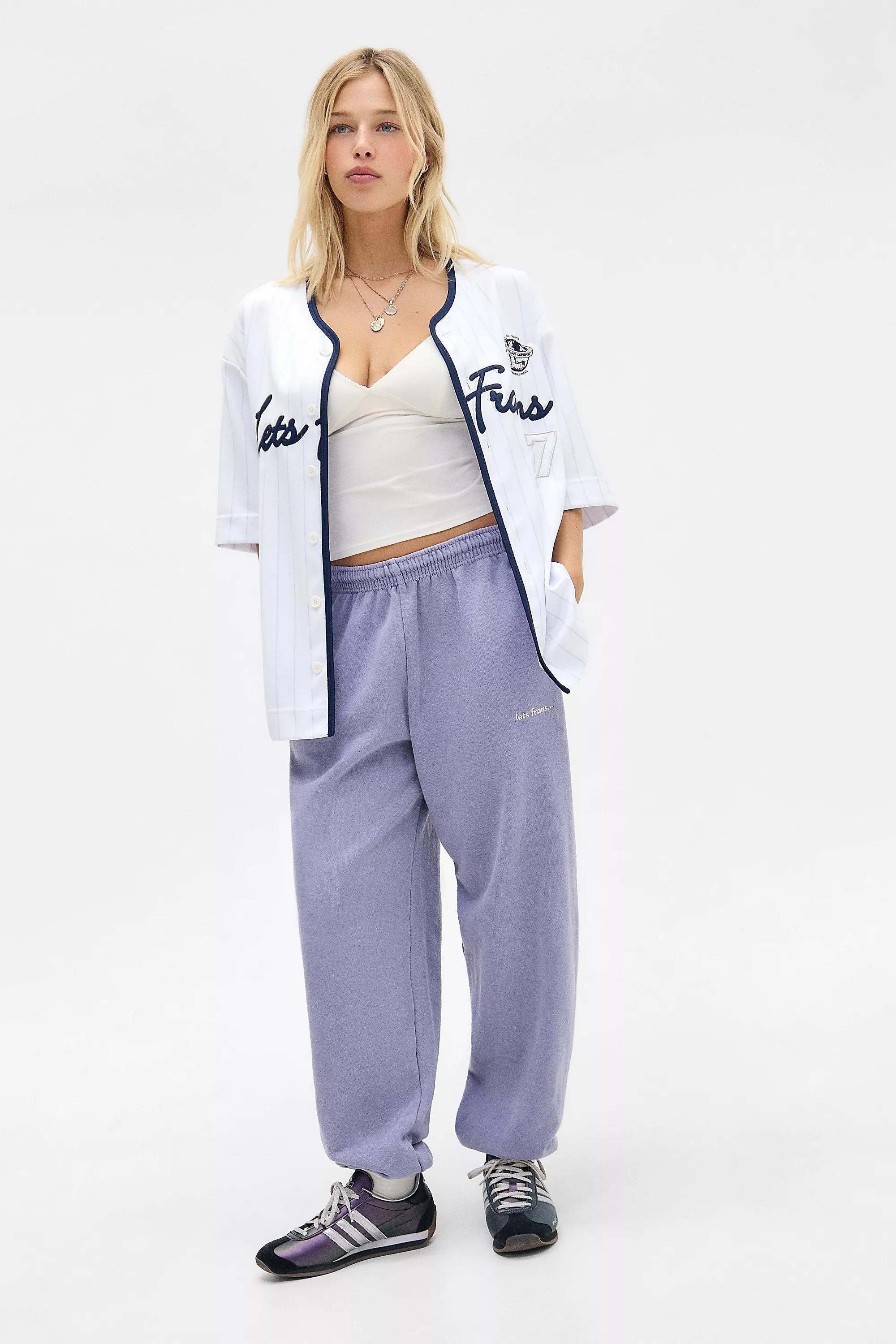 Purple Iets Frans... Cuffed Joggers, , large image number 0