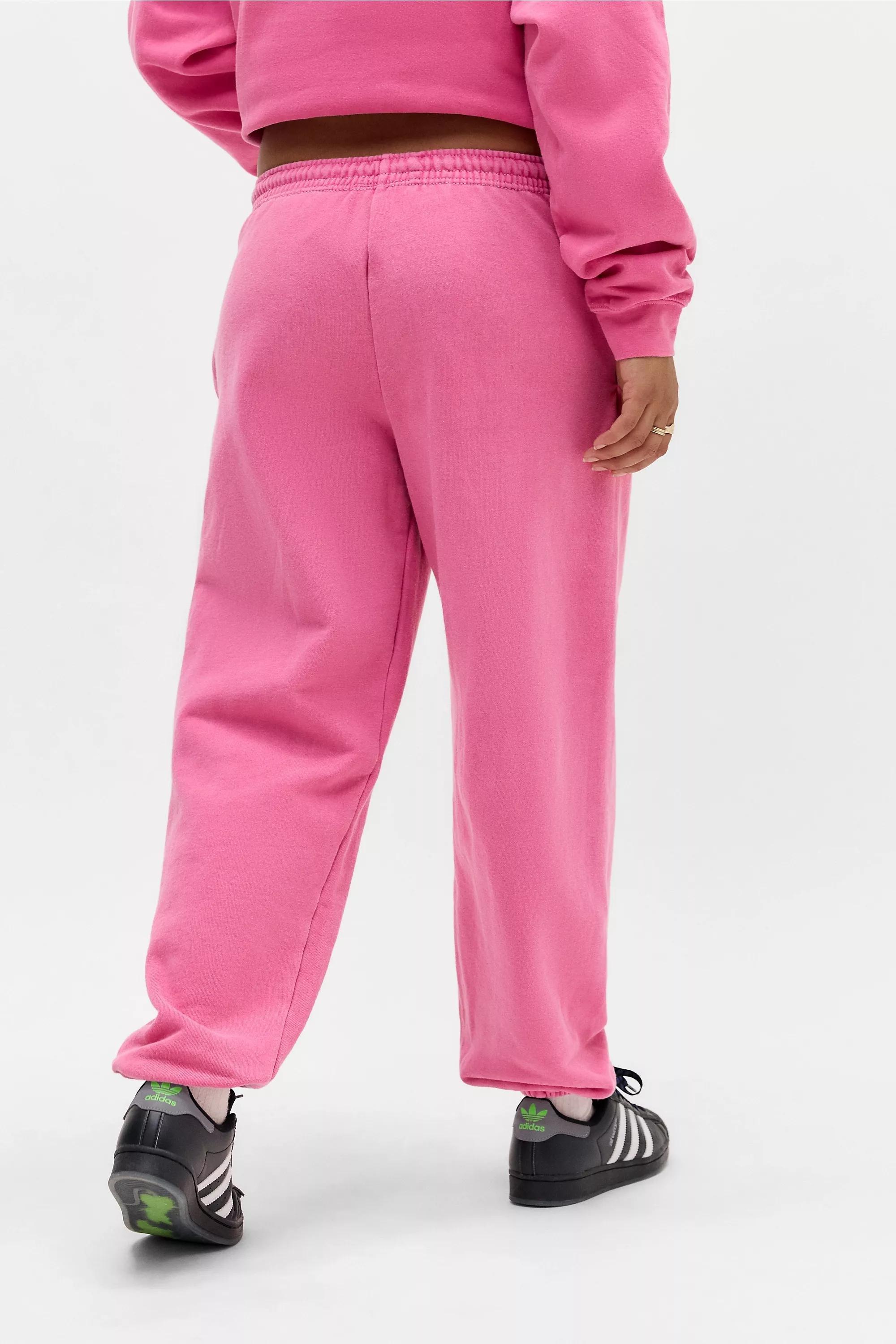 Pink Iets Frans... Lipstick Cuffed Joggers, , large image number 3