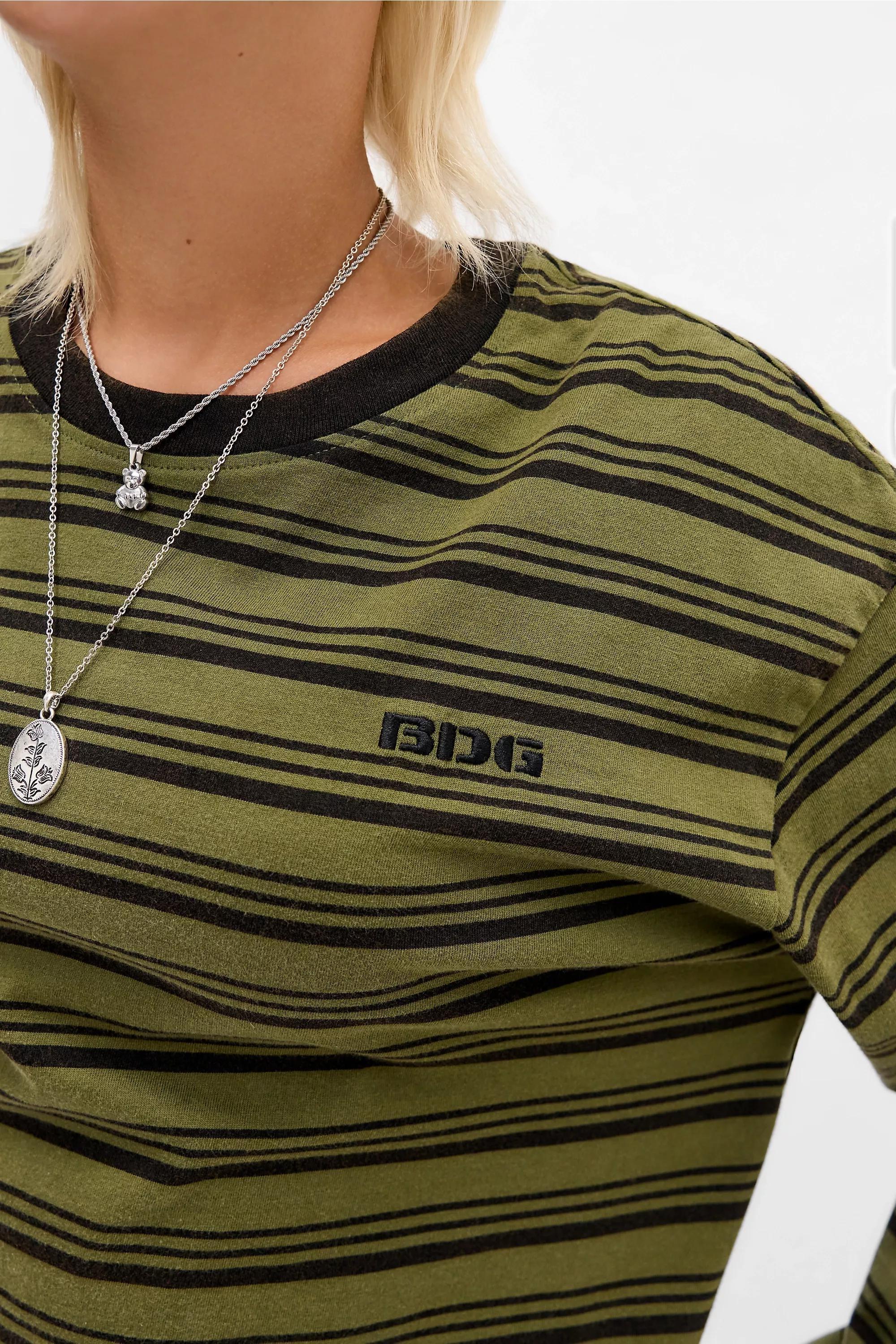 Khaki Bdg Boxy Long Sleeve T-Shirt, KHAKI, large image number 2