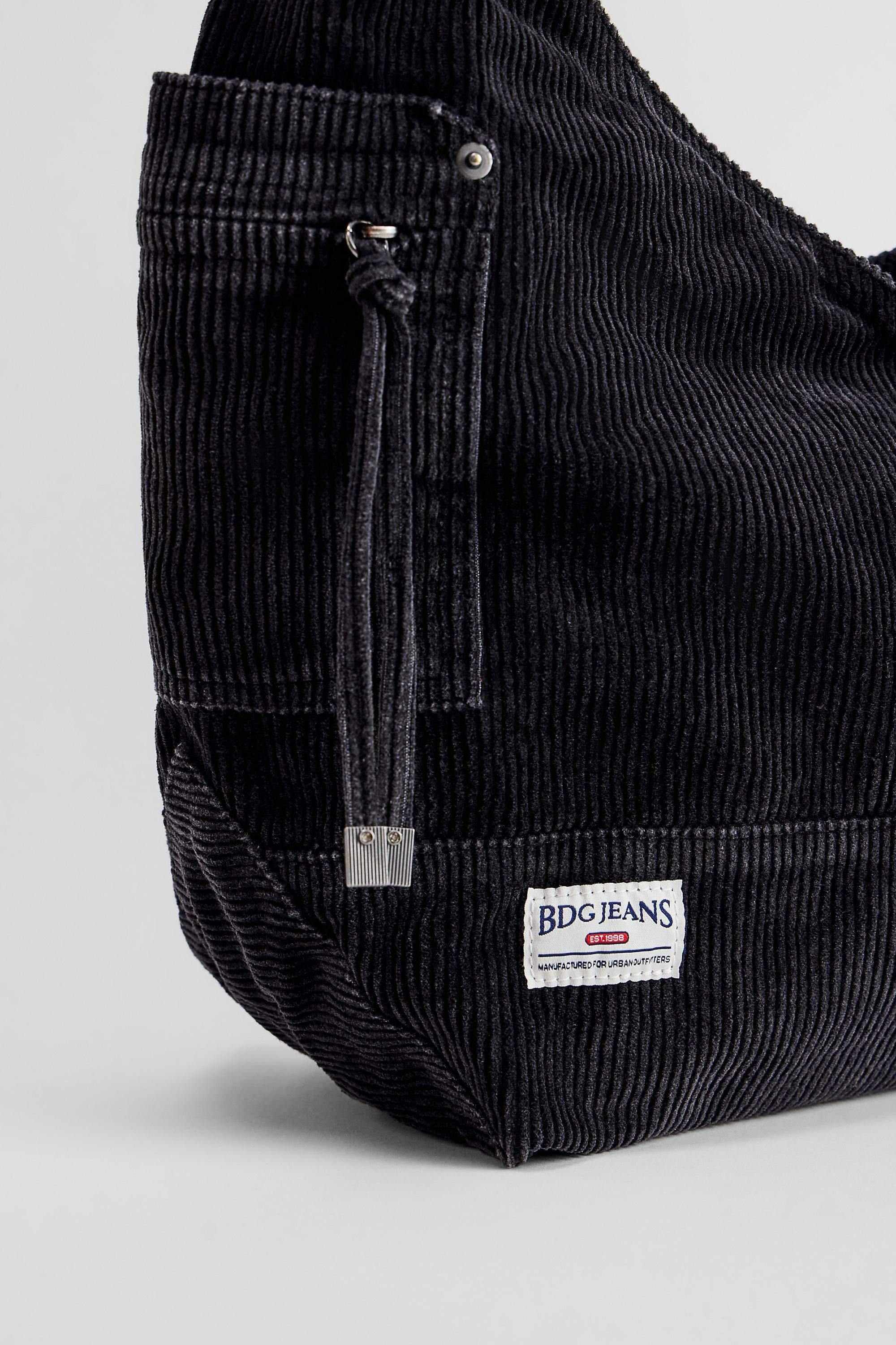 BDG Penny V Sling Cord Bag, BLK, medium