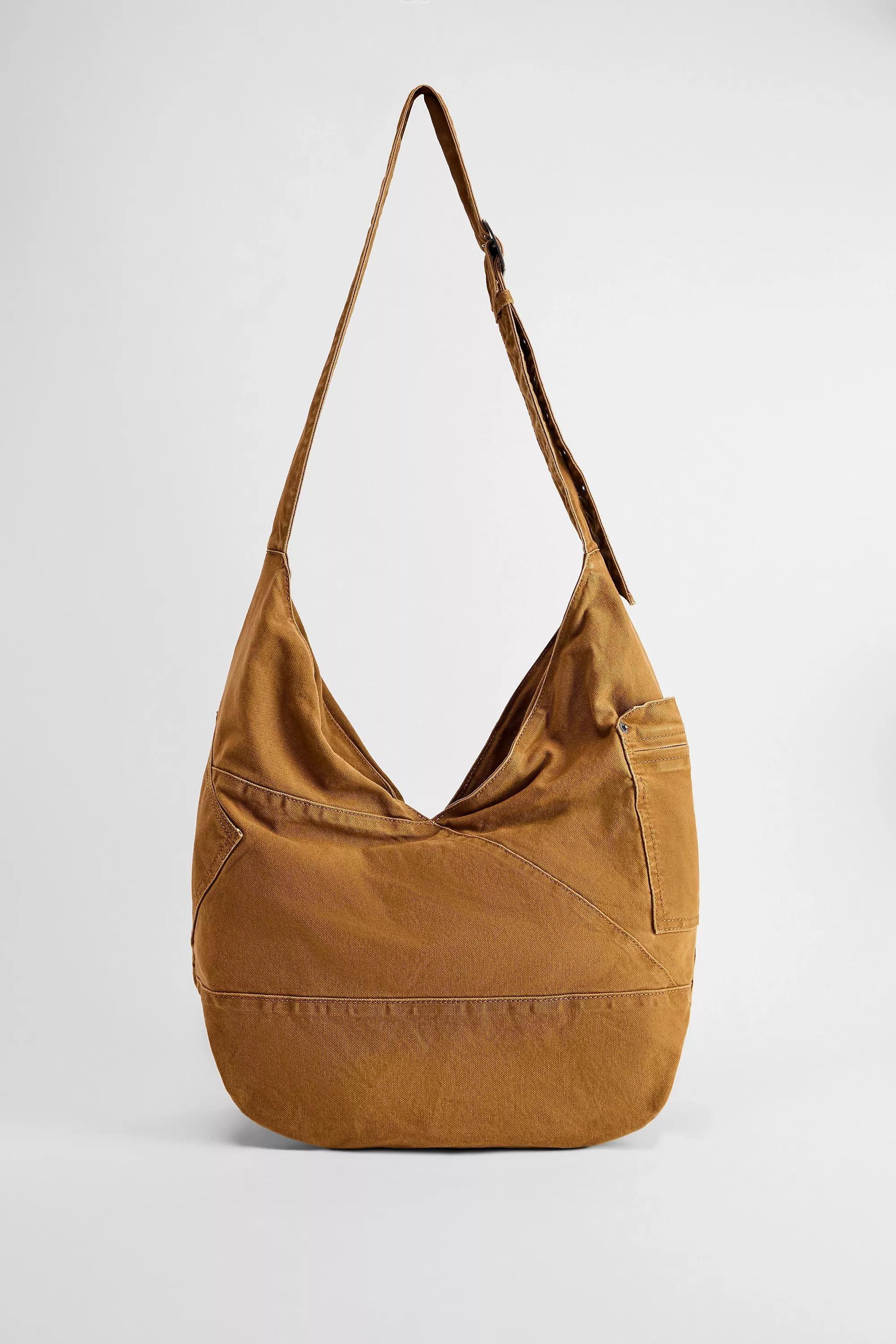 Brown Bdg Penny Canvas V Sling Bag, CEDAR, large image number 4