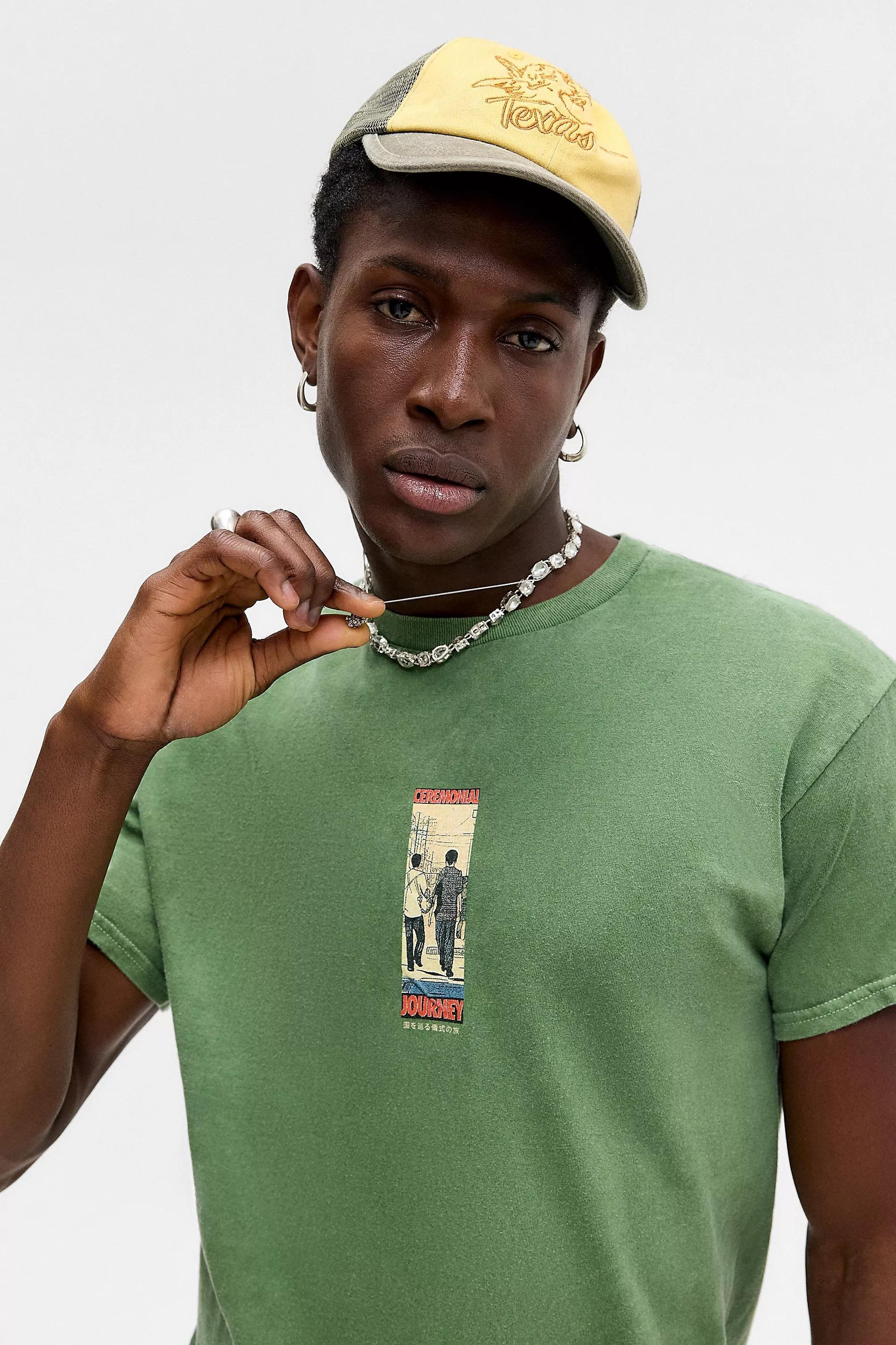 Green Uo Kyoto T-Shirt, , large image number 5