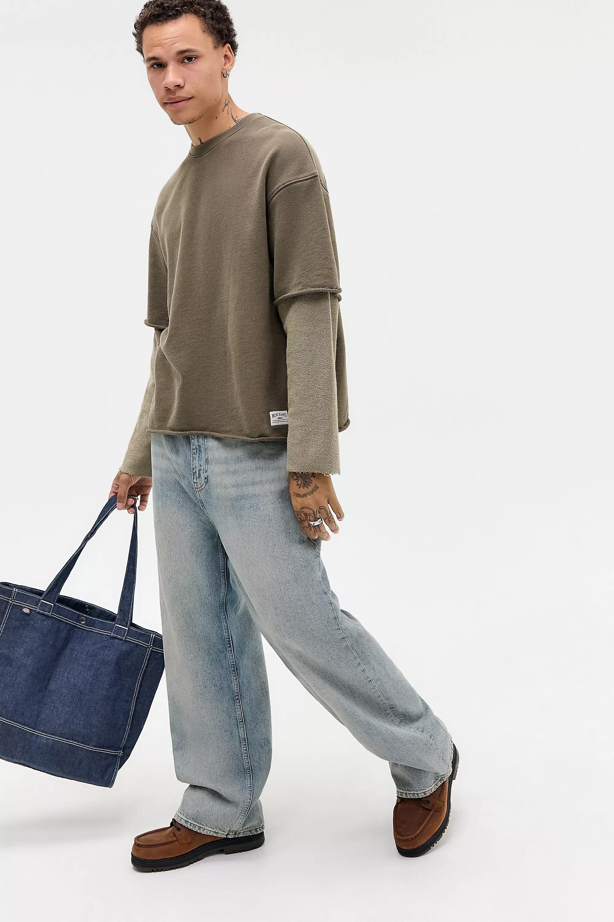 Green Bdg 98 Double Layer Sweatshirt, GRN, large image number 2