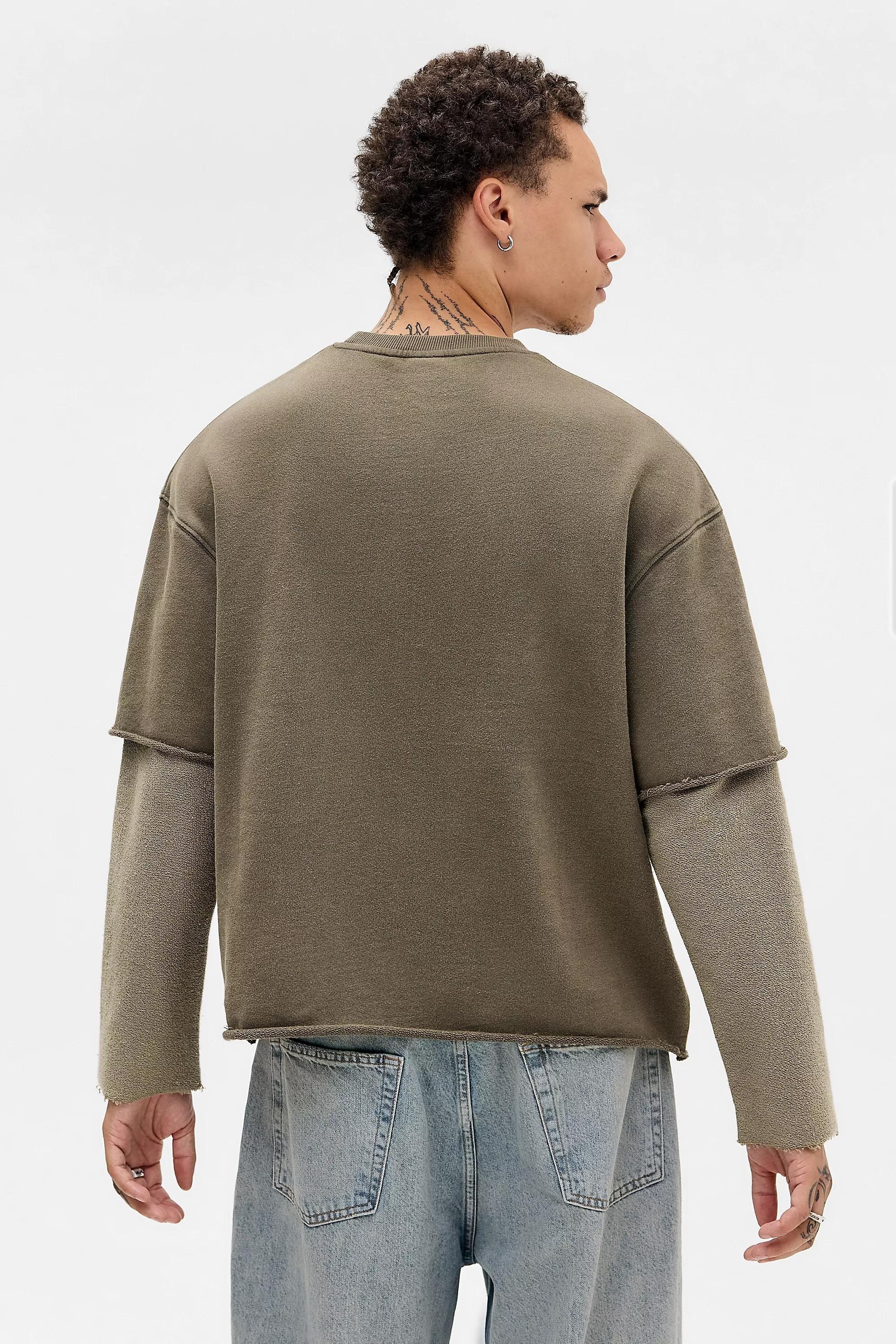 Green Bdg 98 Double Layer Sweatshirt, GRN, large image number 3