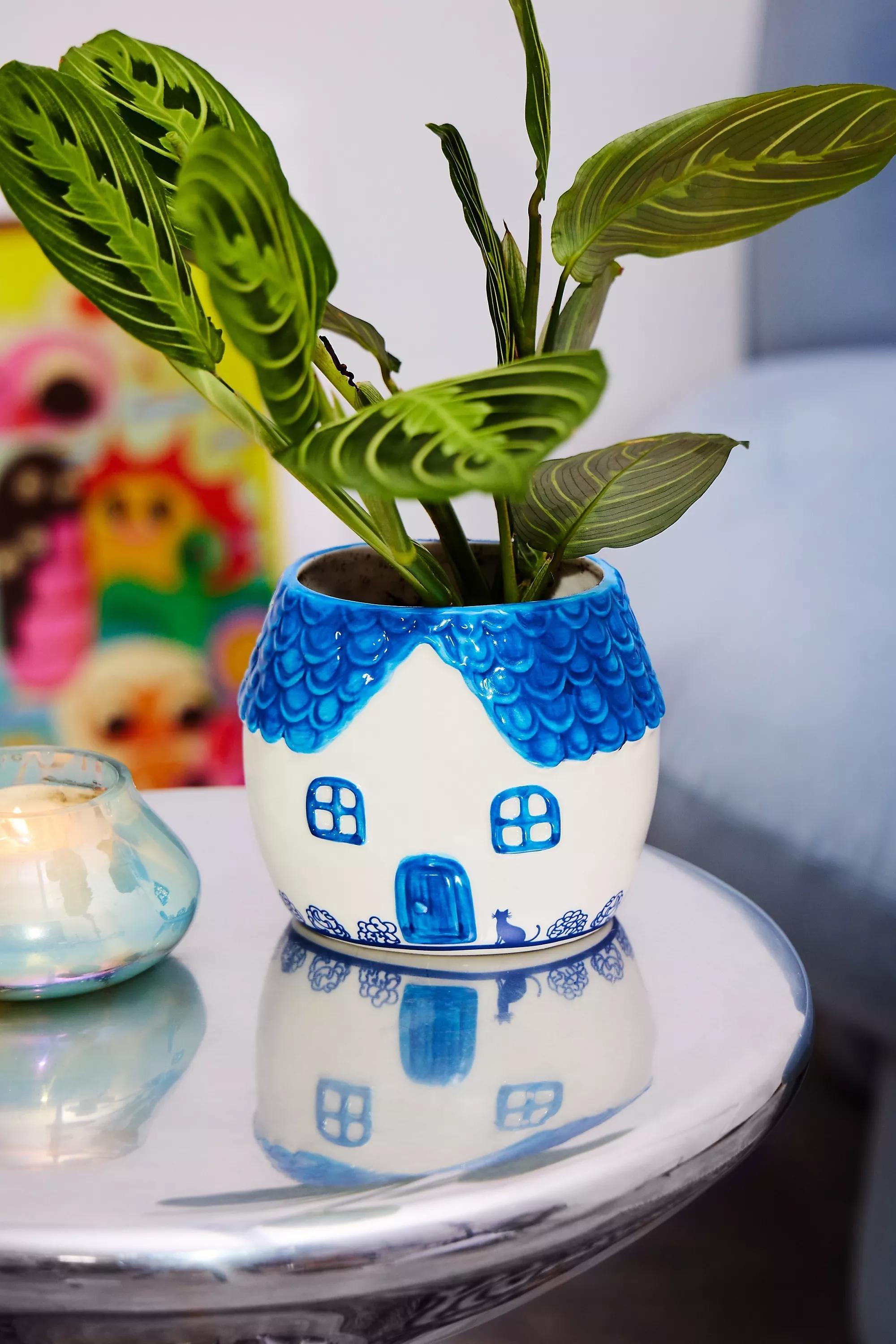 Blue Cottage Planter, ASSORT, large image number 3