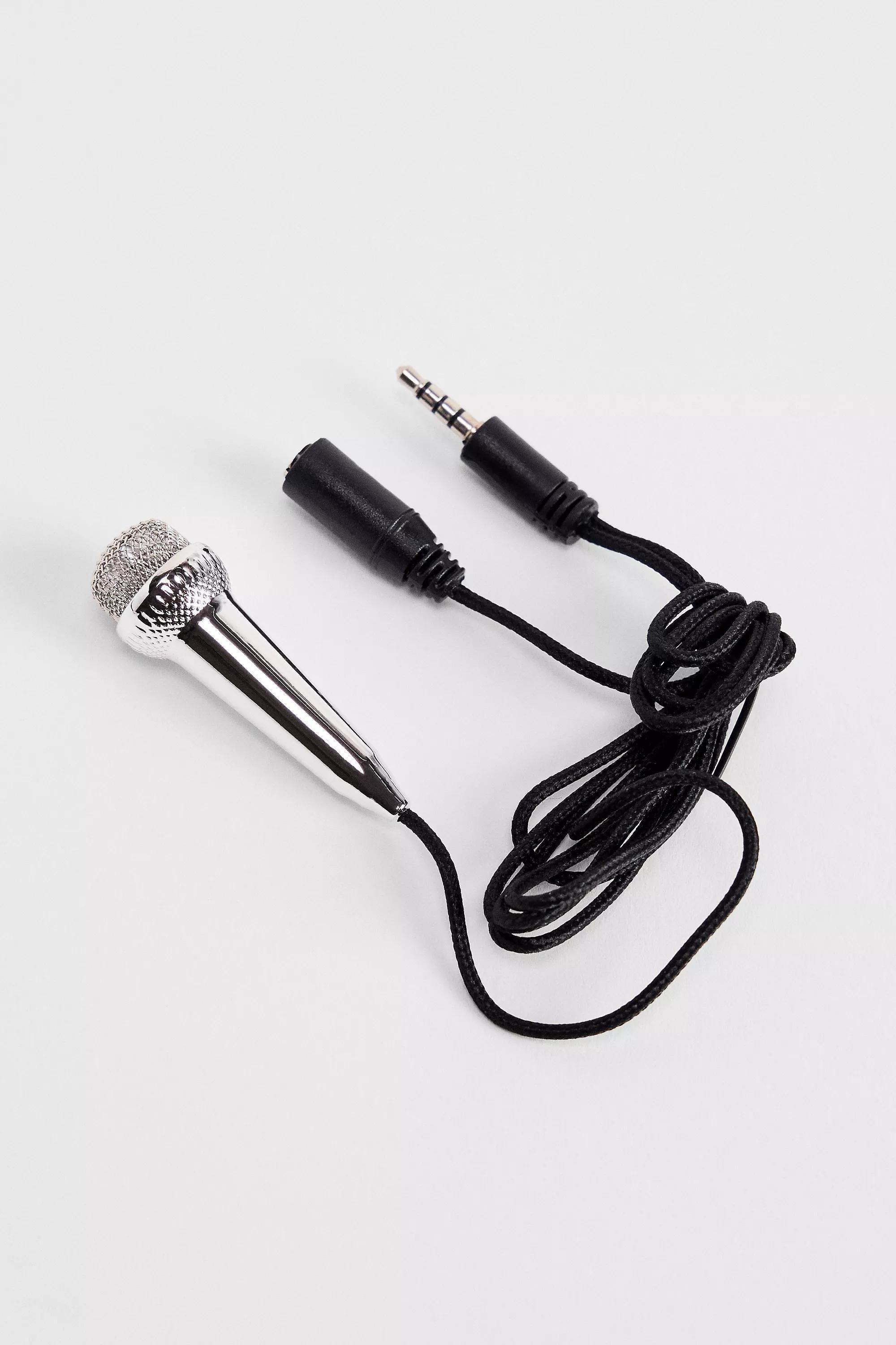 Silver Mini Microphone, SLVR, large image number 4
