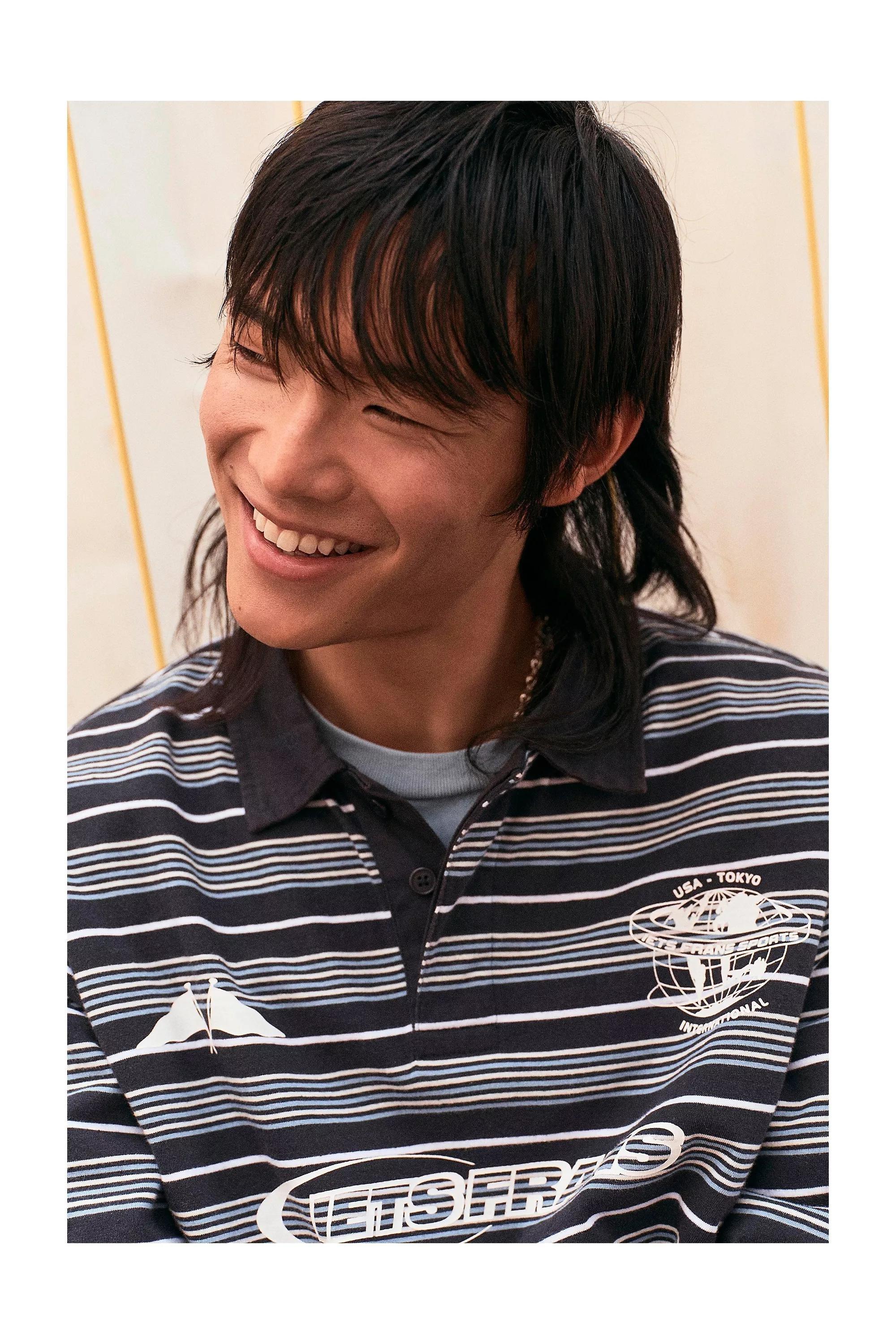 Blue iets frans... Stripe Polo Shirt, BLUE, large image number 0