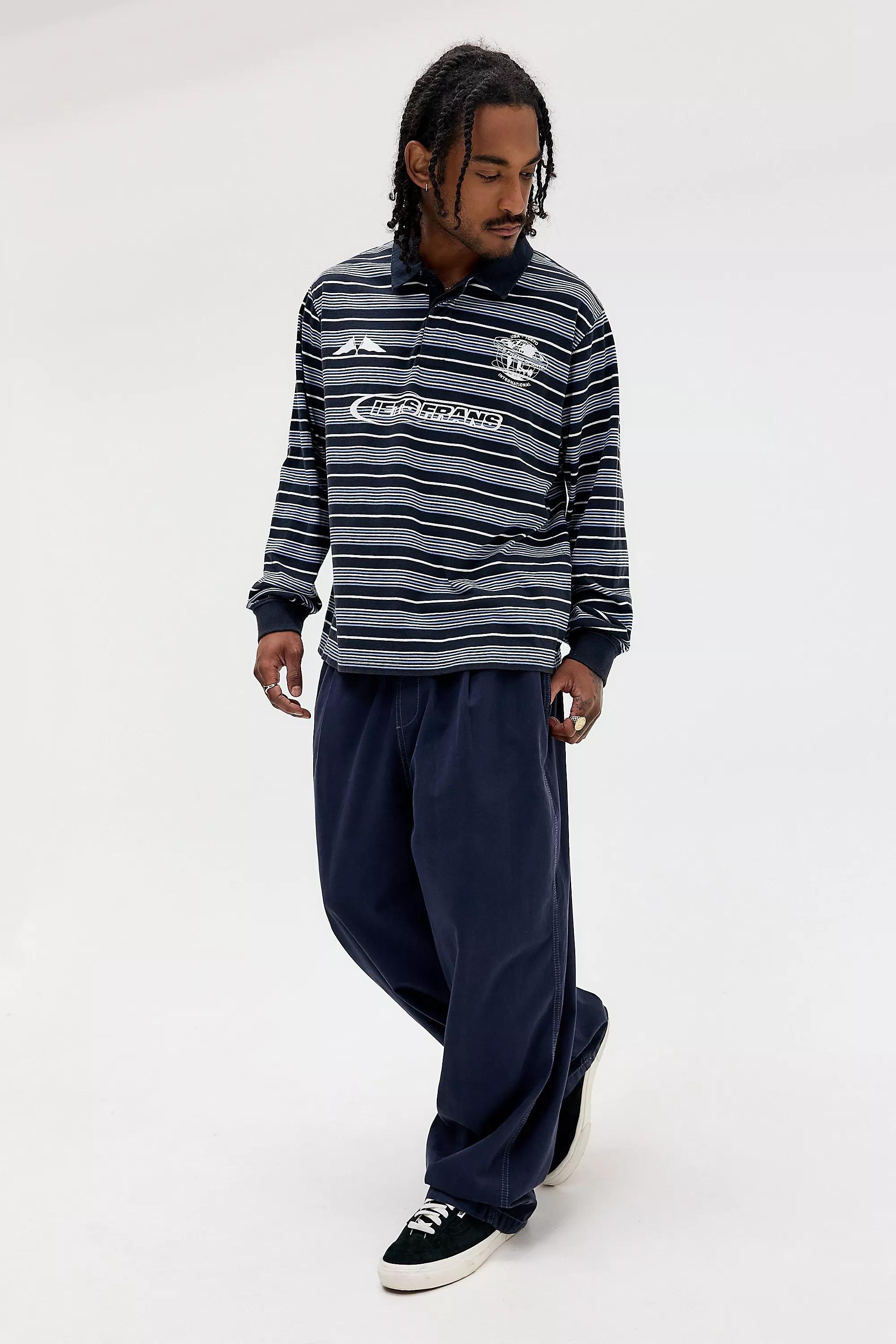 Blue iets frans... Stripe Polo Shirt, BLUE, large image number 3