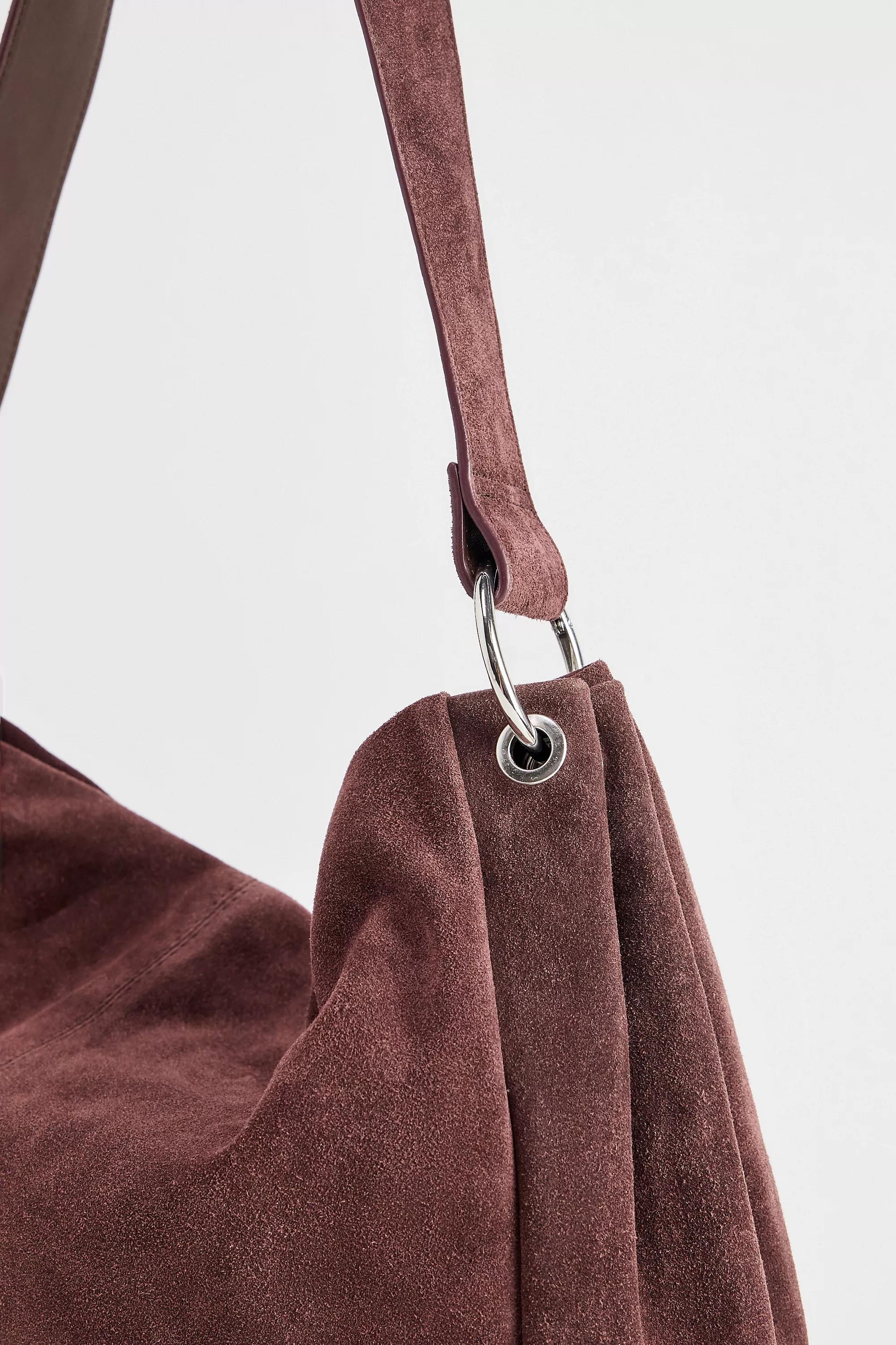 Red Uo Buckle Biker Bag, CHOC, medium