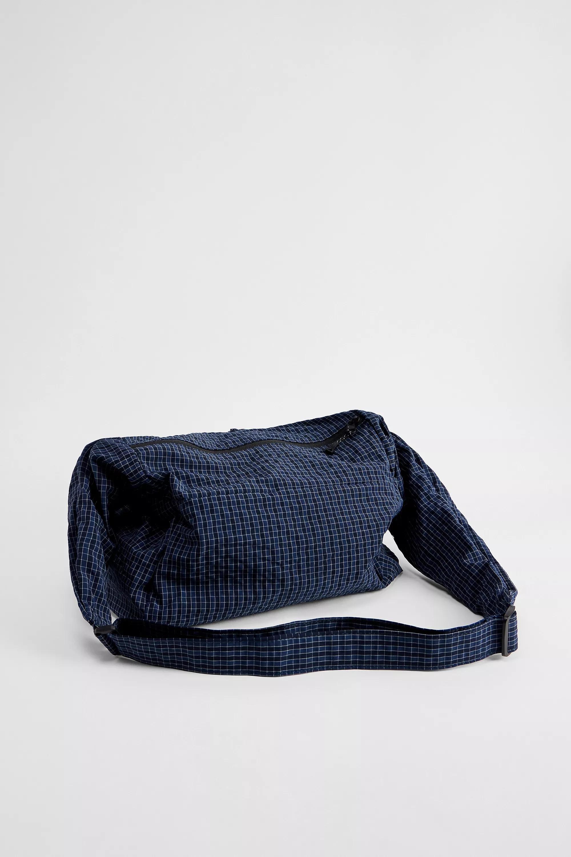 Blue Ayker Blue Check Sling Bag, BLUE, large image number 0