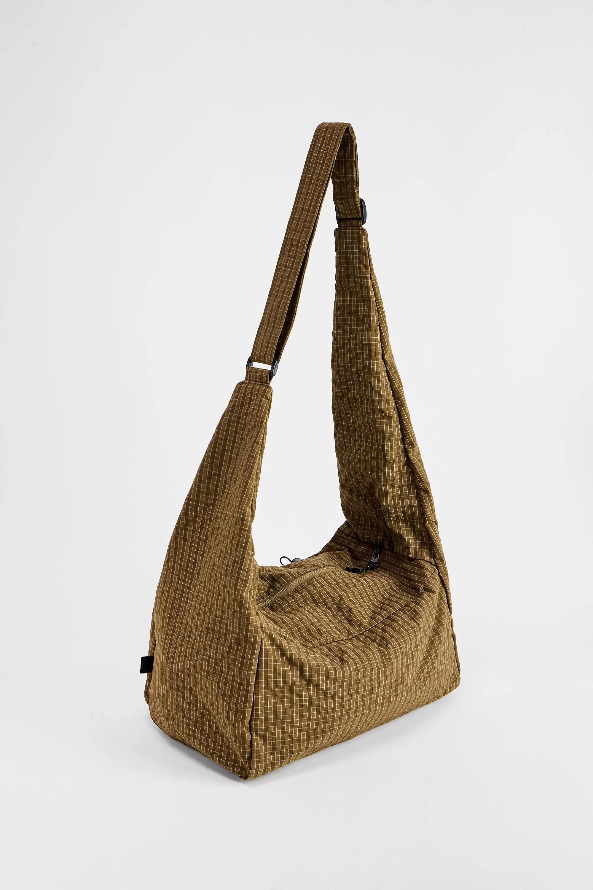 KHAKI Ayker Khaki Check Sling Crossbody Bag, KHAKI, medium