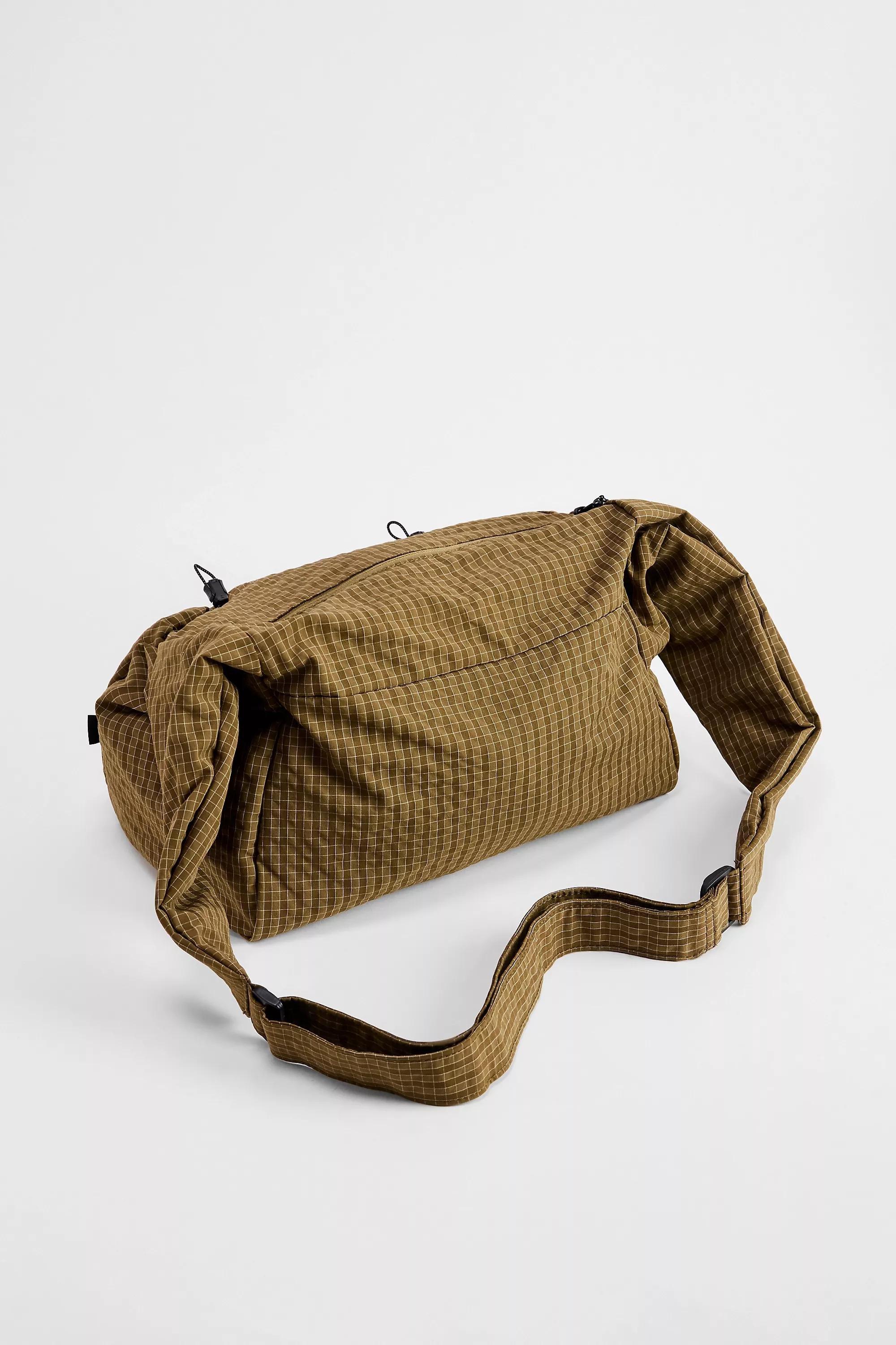 KHAKI Ayker Khaki Check Sling Crossbody Bag, KHAKI, large image number 2