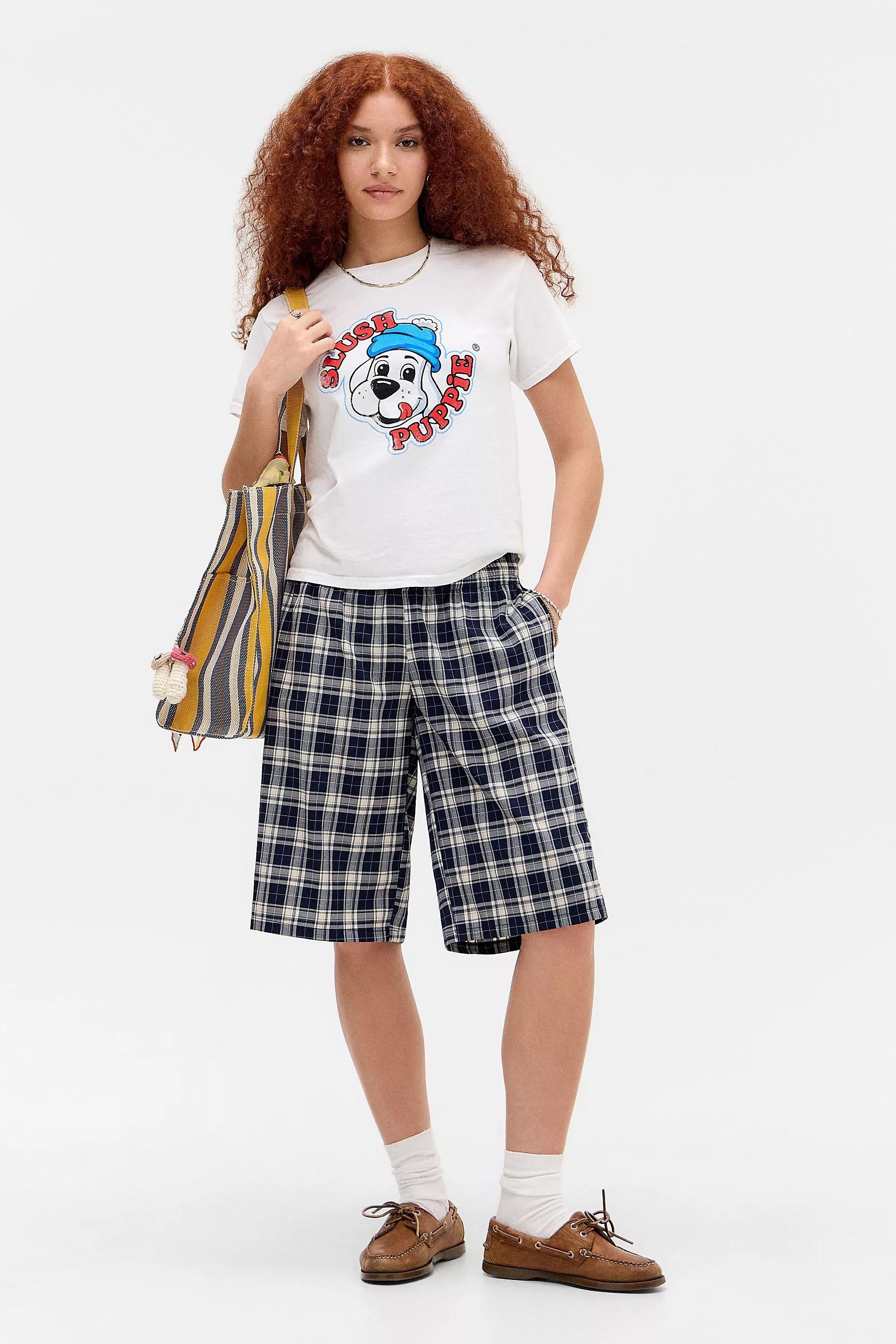 White Uo Printed Relaxed T-Shirt, , large image number 1