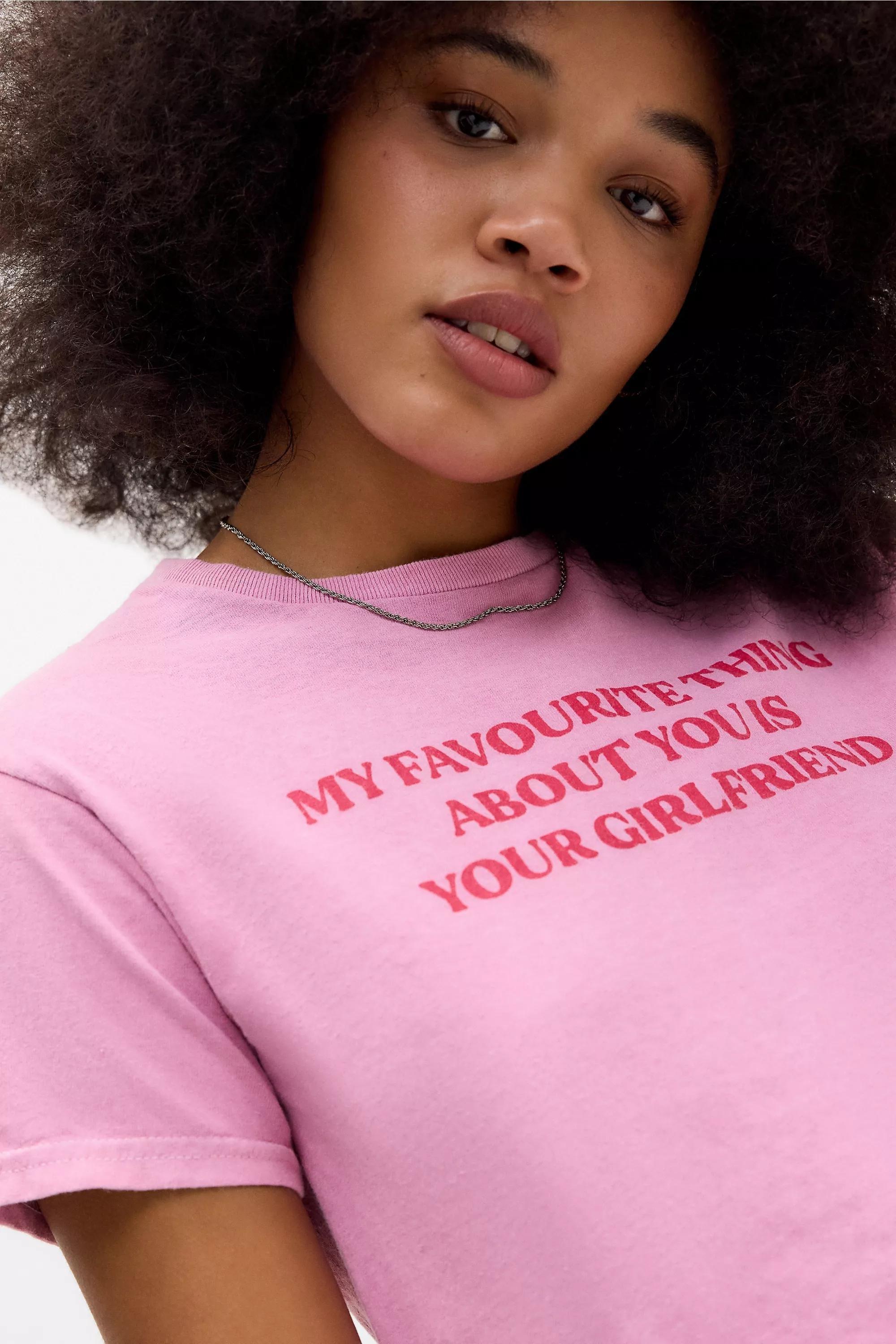 Pink Uo My Fave Thing Relaxed T-Shirt, PINK, large image number 0