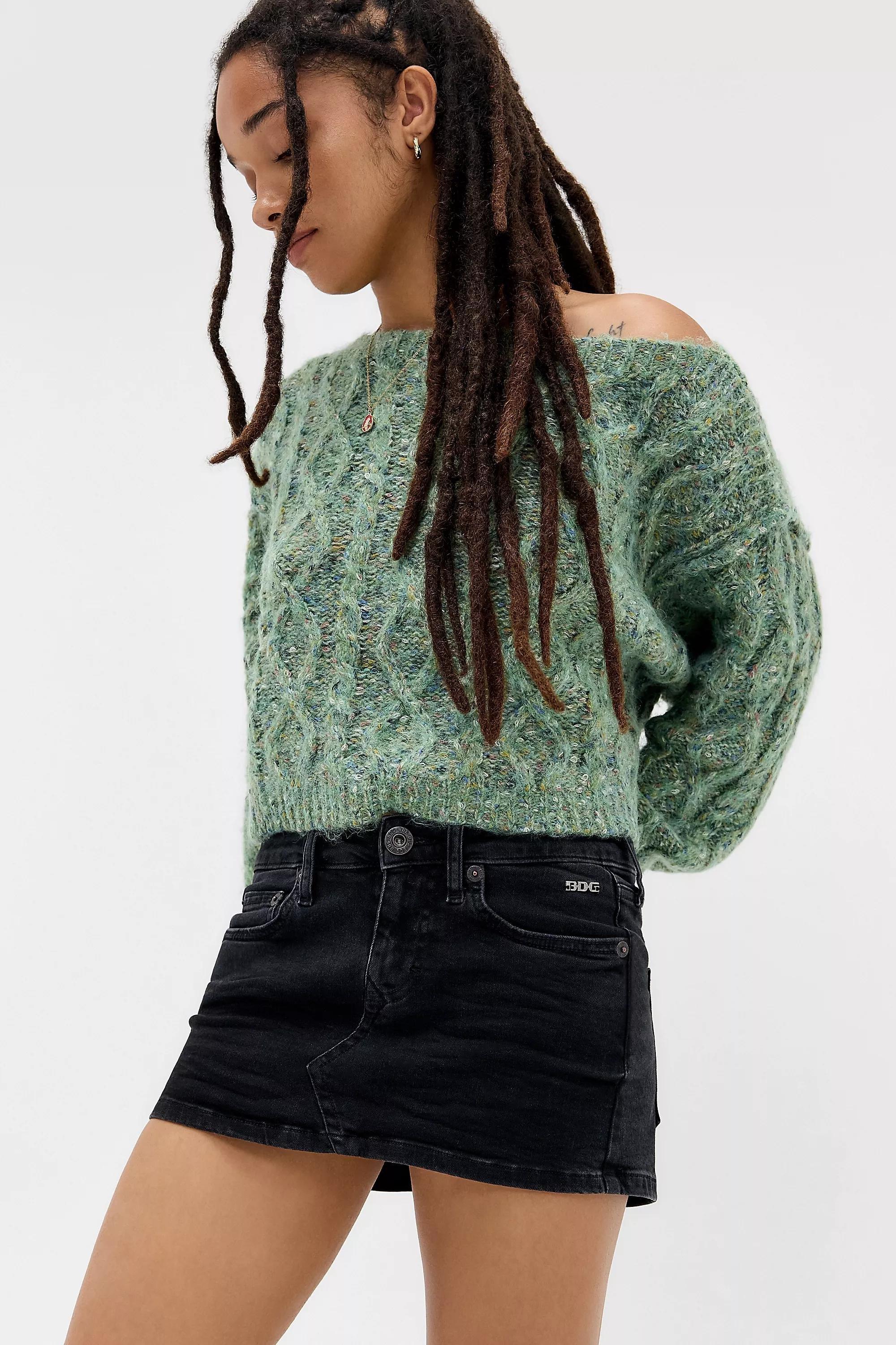 Black Bdg Ultimate Mini Skirt, BLK, large image number 1