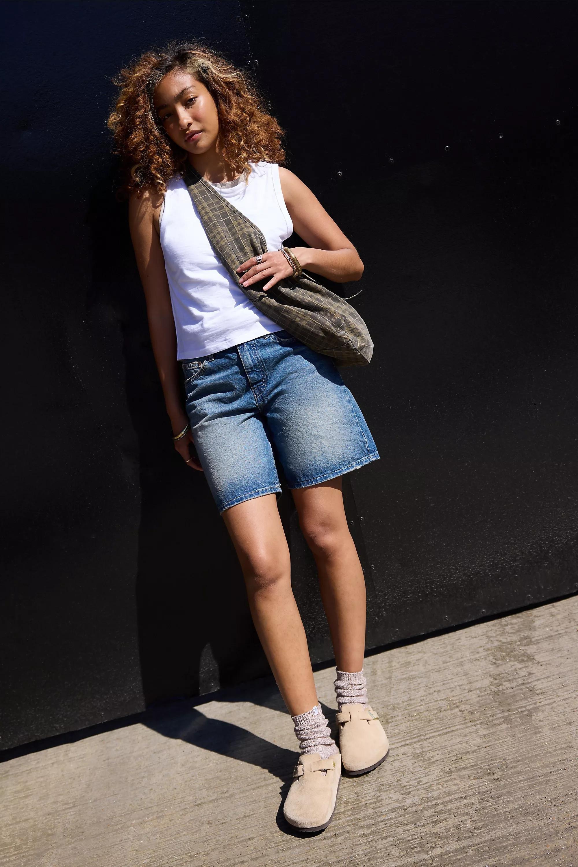 RB13254SR;BDG HARDEN MID SHORT, VINTAGE DENIM MEDIUM, large image number 0