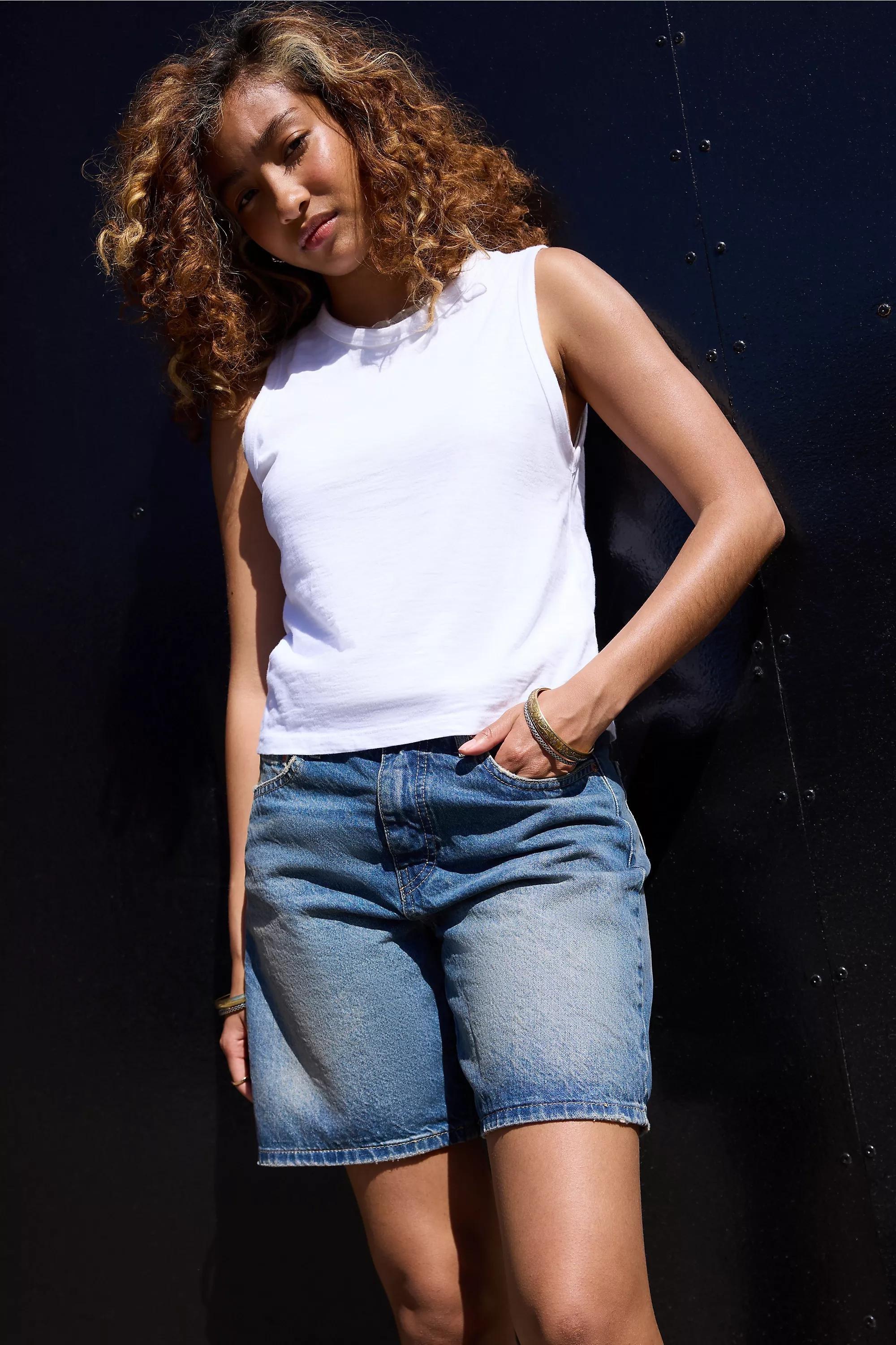 Blue Bdg Harden Mid Shorts, VINTAGE DENIM MEDIUM, medium