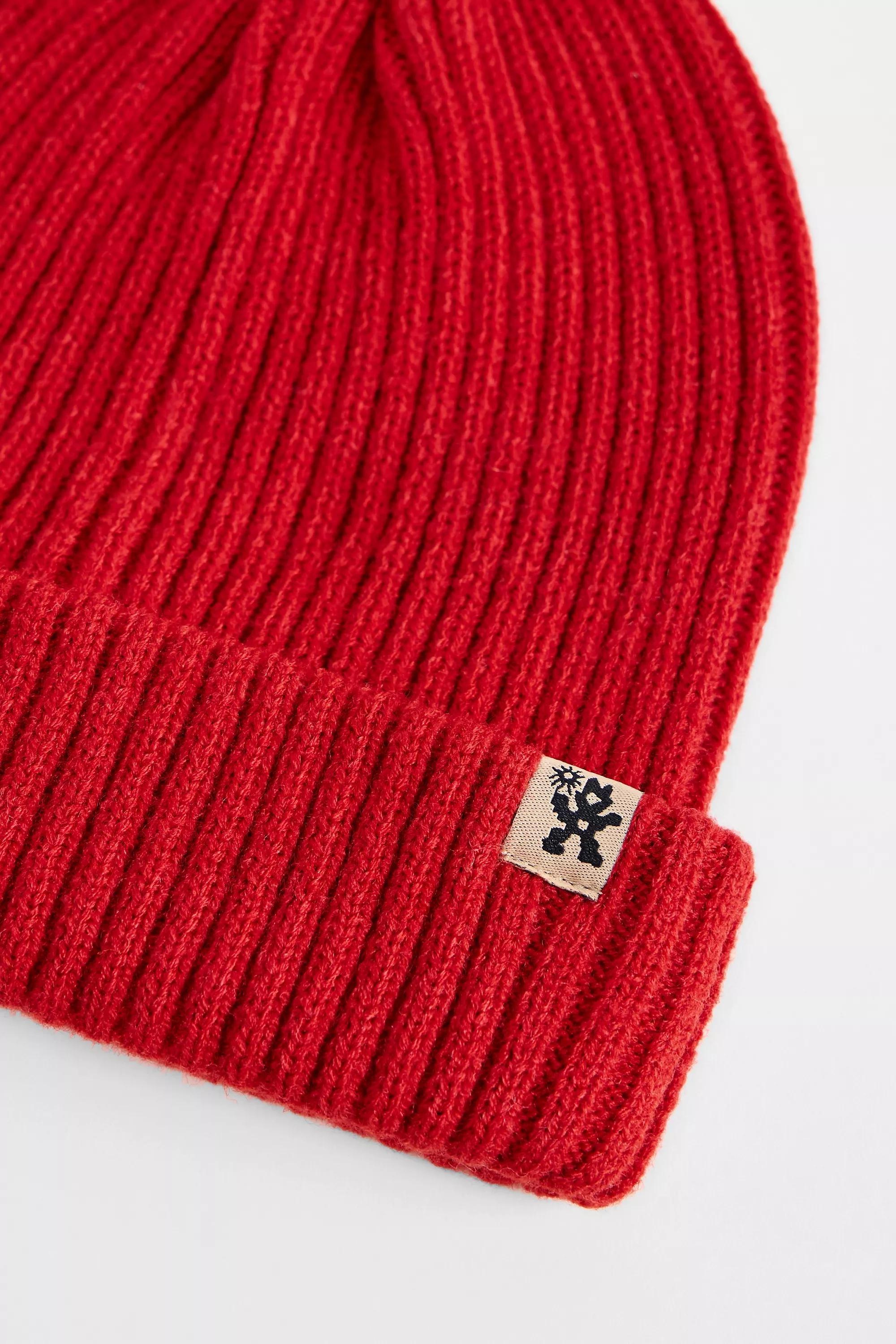 RED Ayker Red Beanie, RED, large image number 1