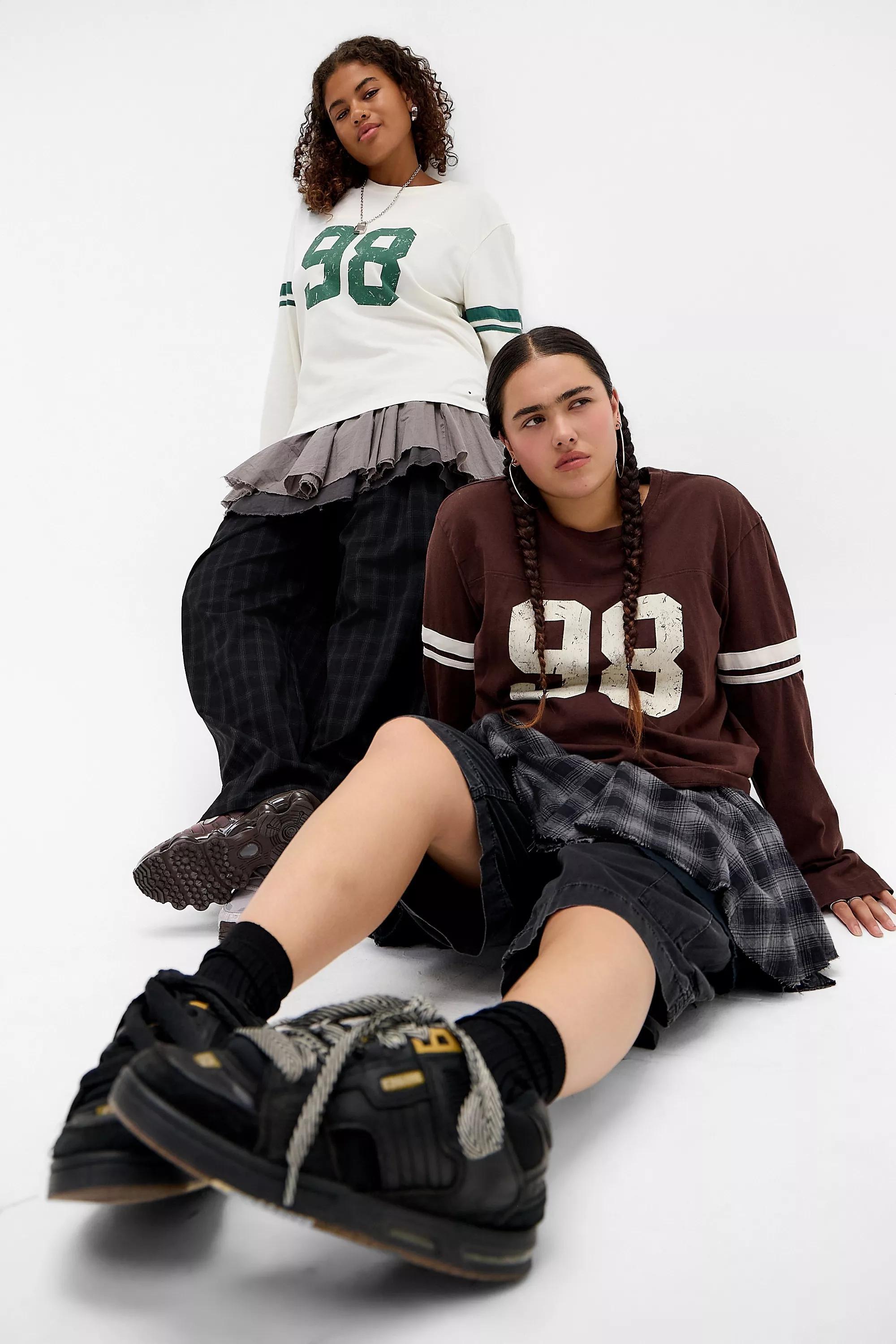 Brown Bdg Sporty 98 Long Sleeve Relaxed T-Shirt, CHOC, large image number 5