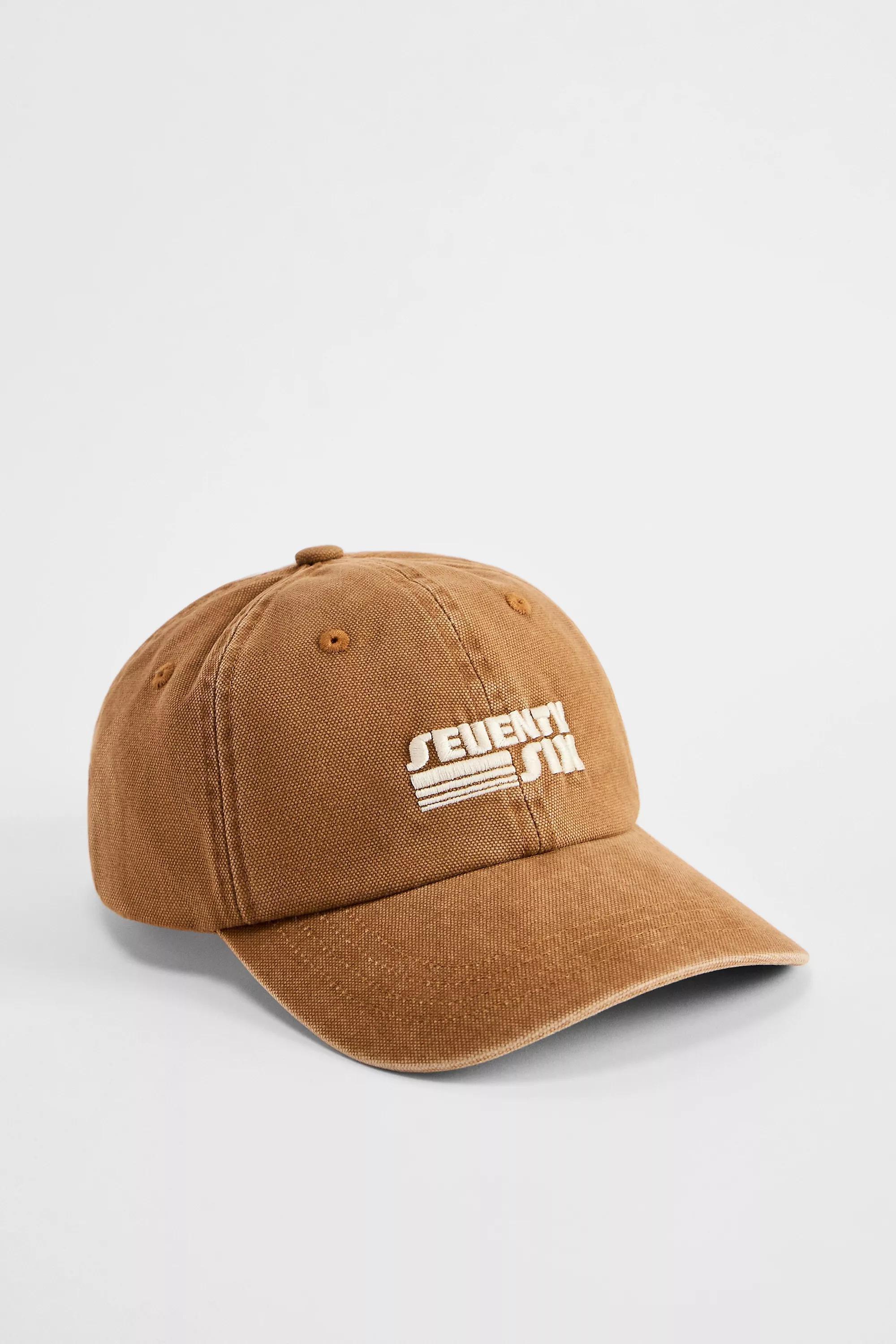 Brown Uo Seventy Six Embroidered Cap, D YL, medium