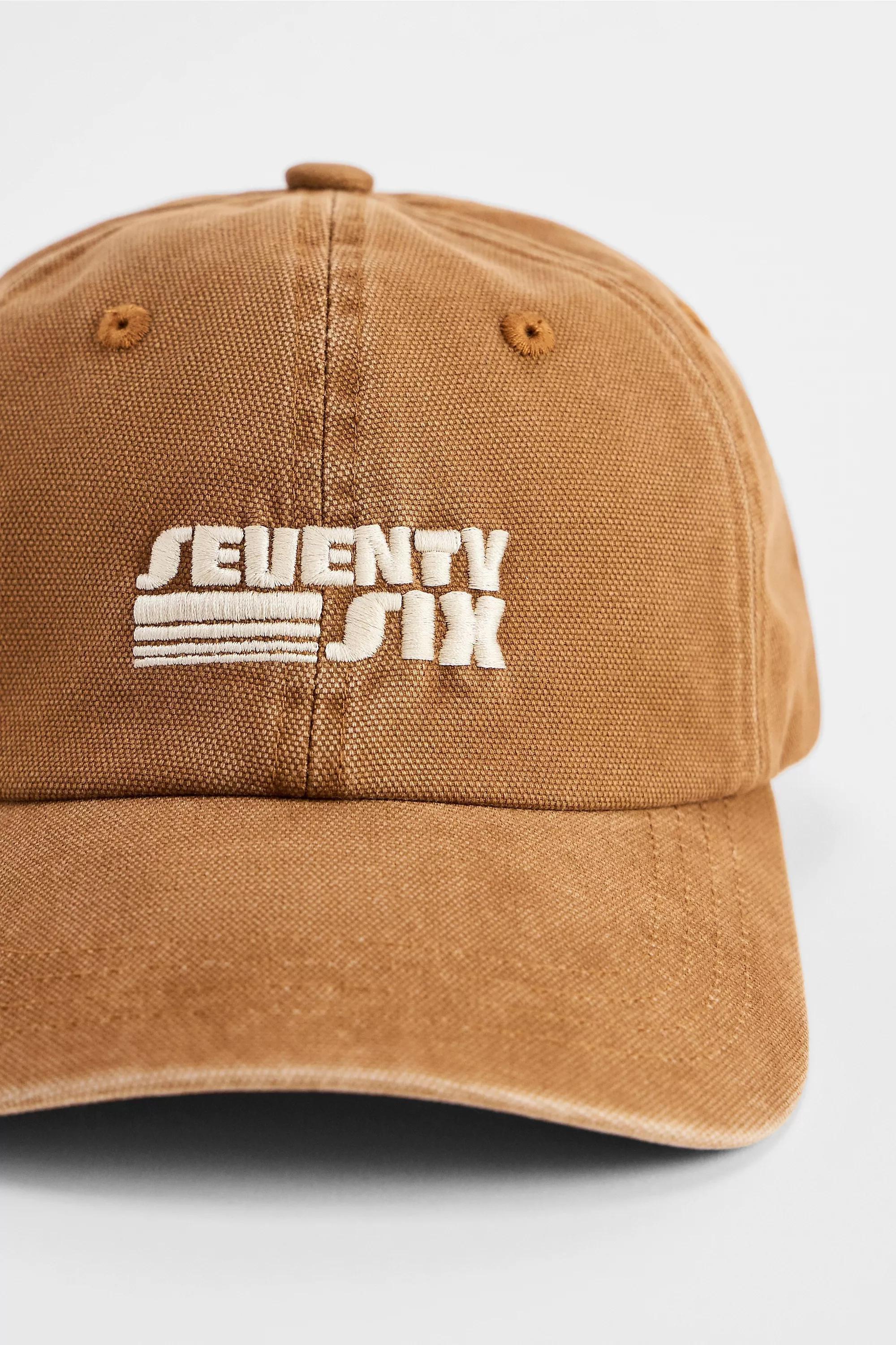 Brown Uo Seventy Six Embroidered Cap, D YL, large image number 1