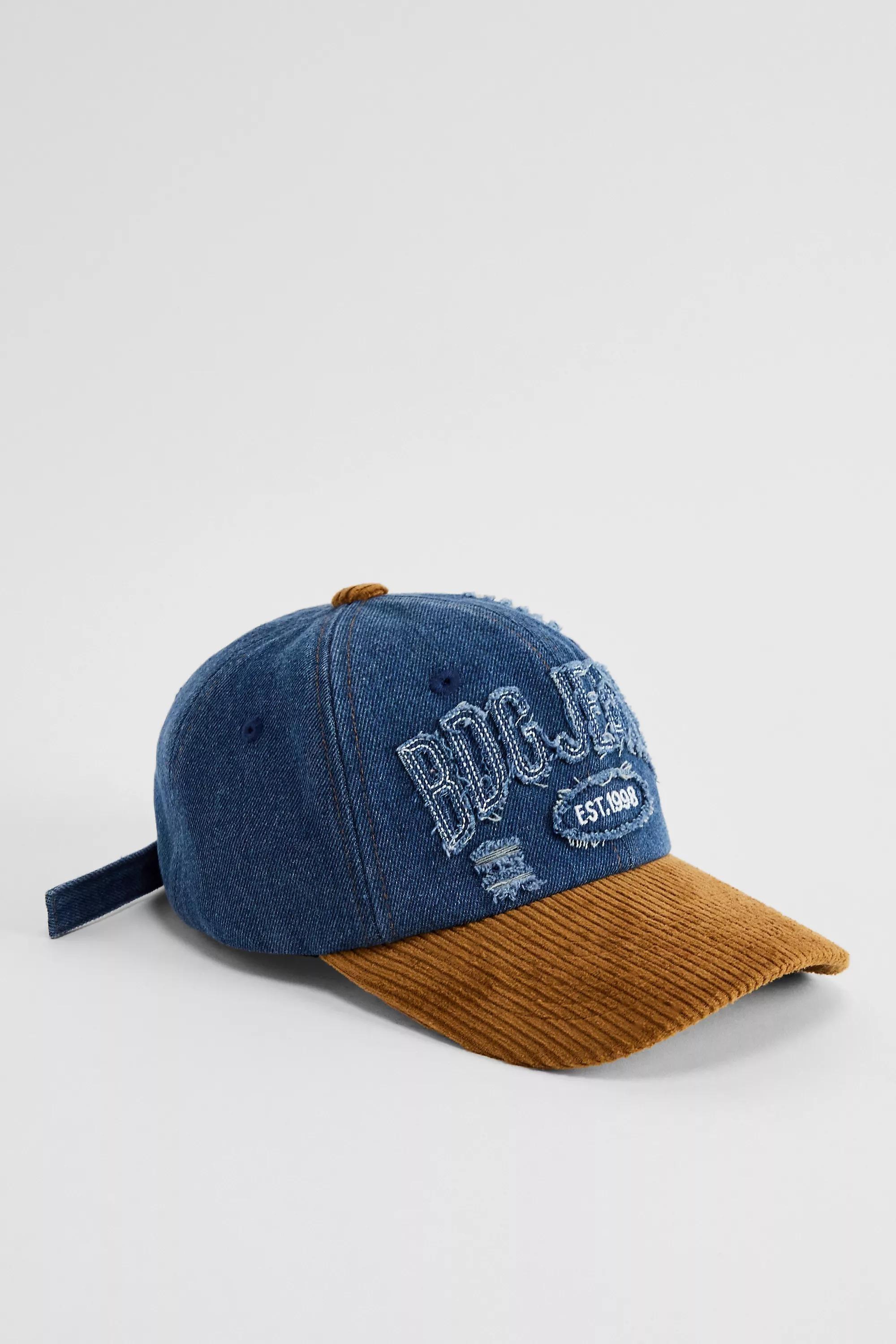 DENIM MEDIUM BLUE BDG Denim Colour-Block Cap, DENIM MEDIUM BLUE, large image number 1