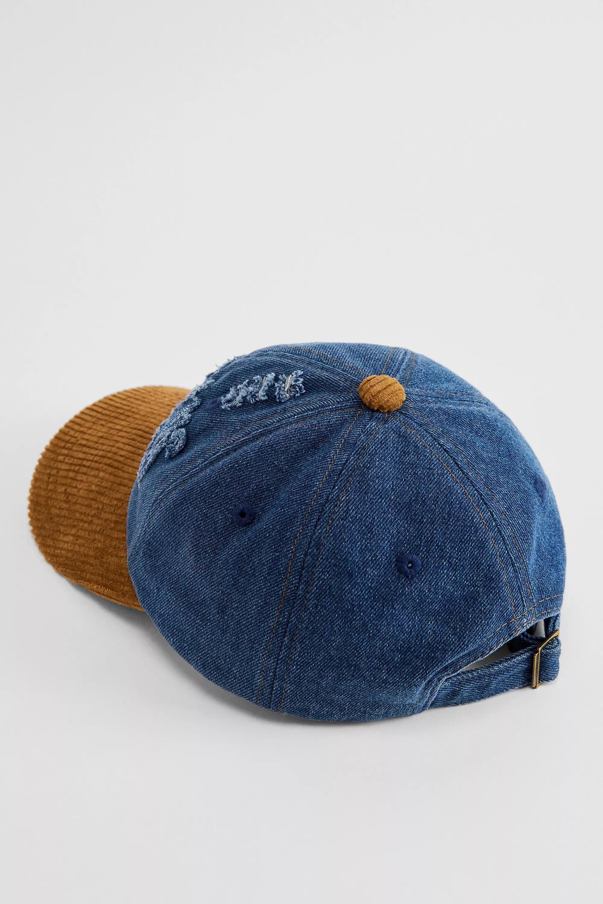 DENIM MEDIUM BLUE BDG Denim Colour-Block Cap, DENIM MEDIUM BLUE, large image number 3