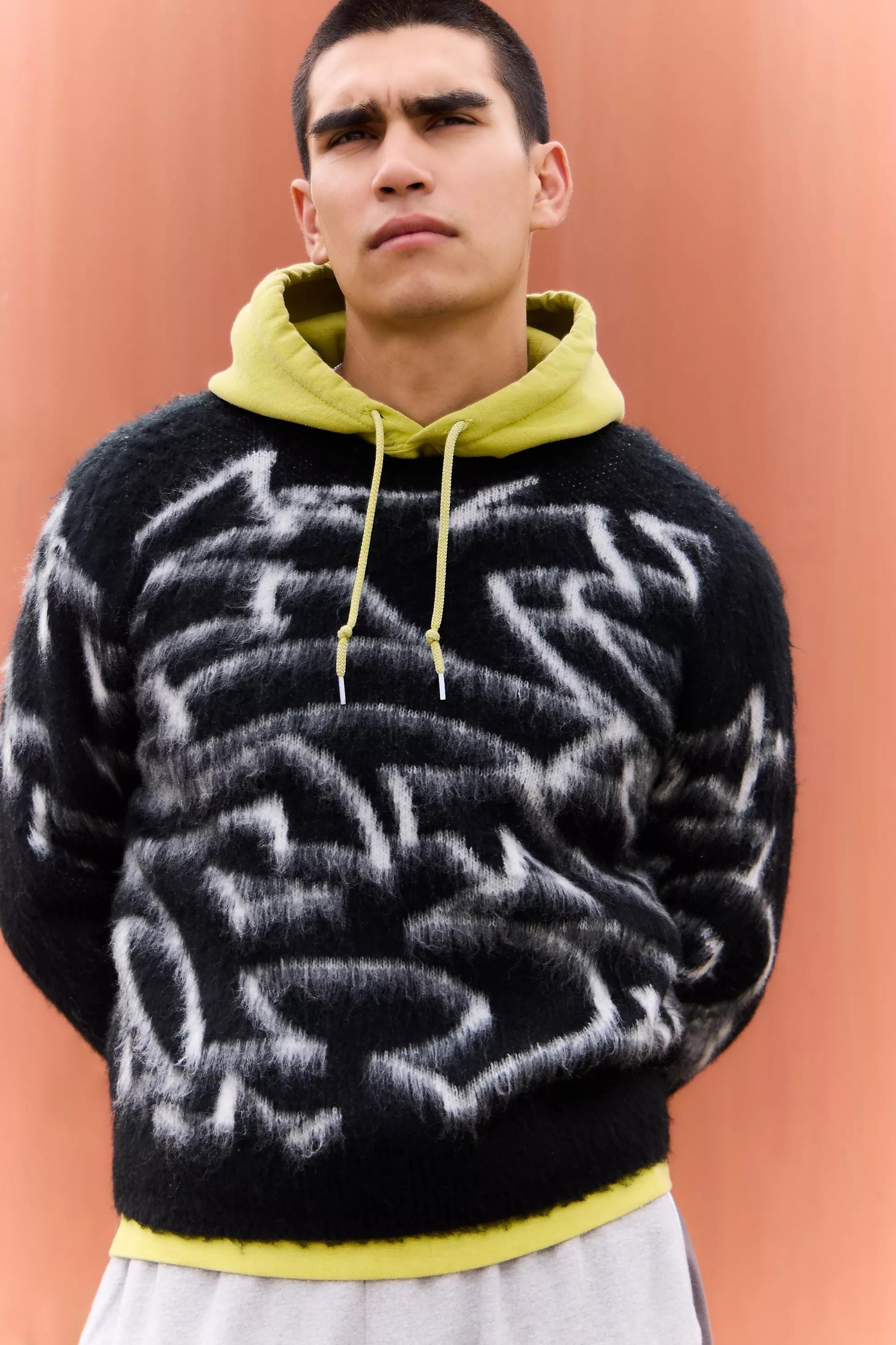 Black Iets French... Graffiti Jumper, BLK, medium