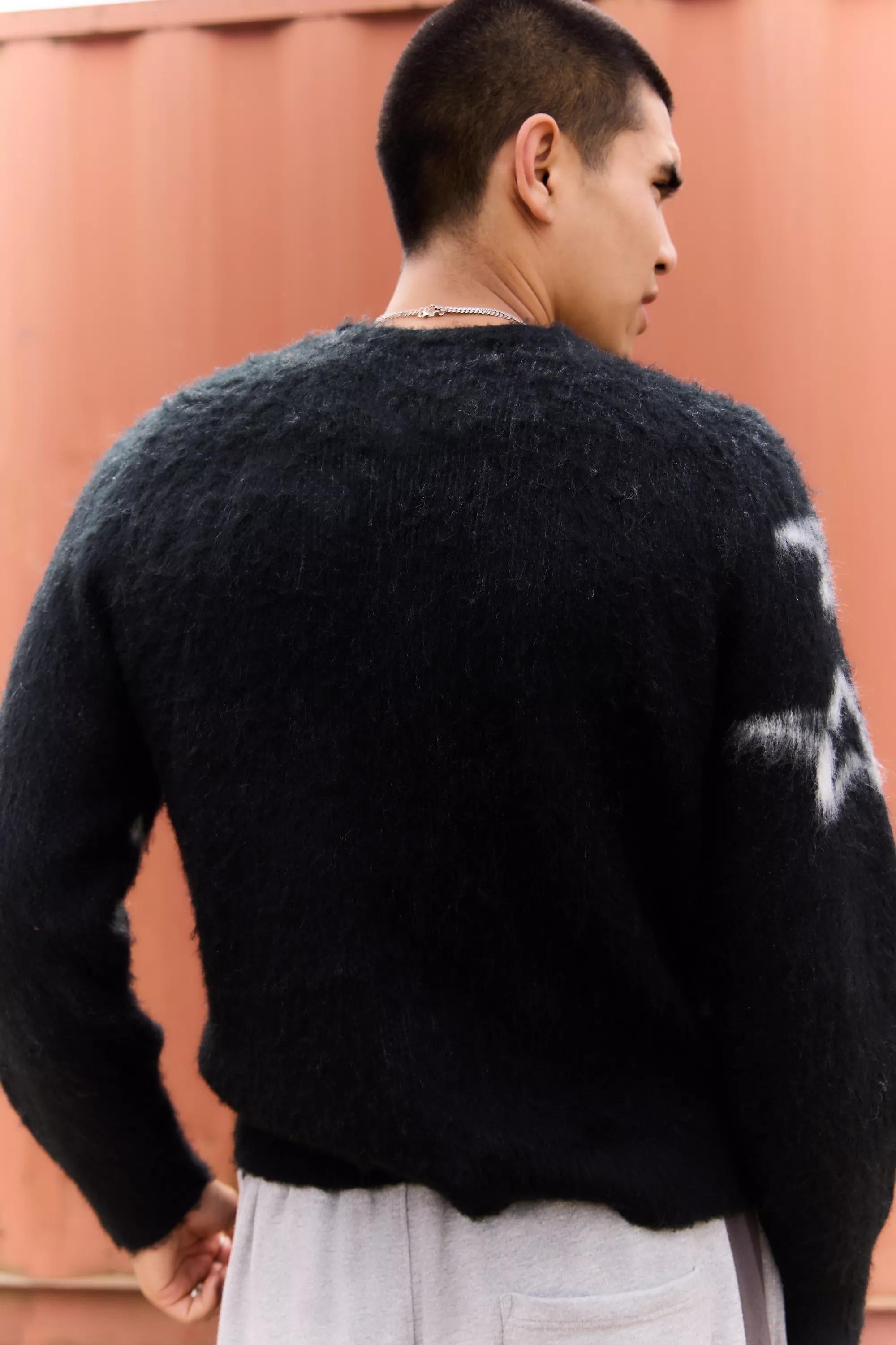 Black Iets French... Graffiti Jumper, BLK, large image number 3