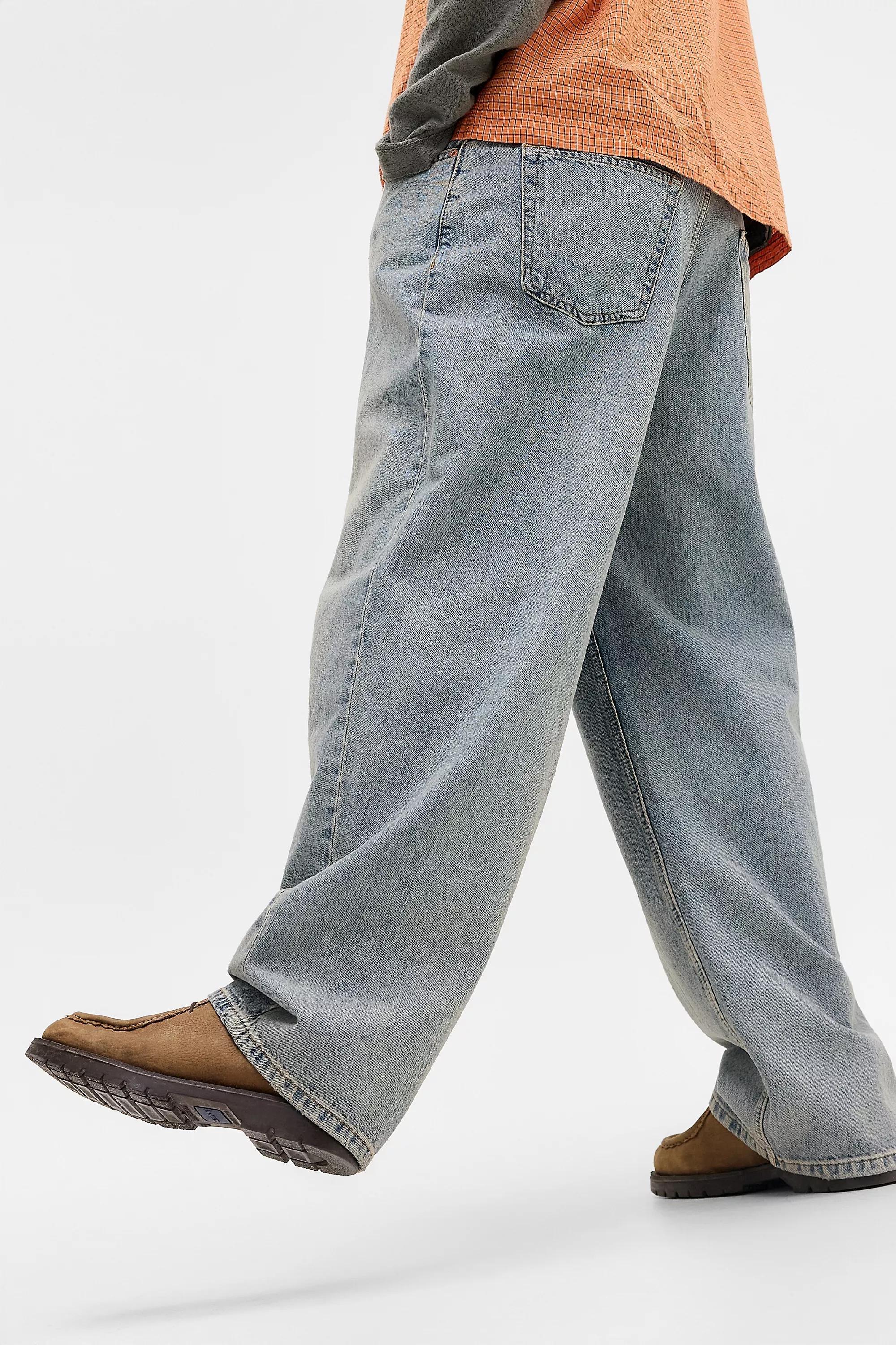 Blue Bdg Jack Light Wash Vintage Jeans, BLUE, large image number 3