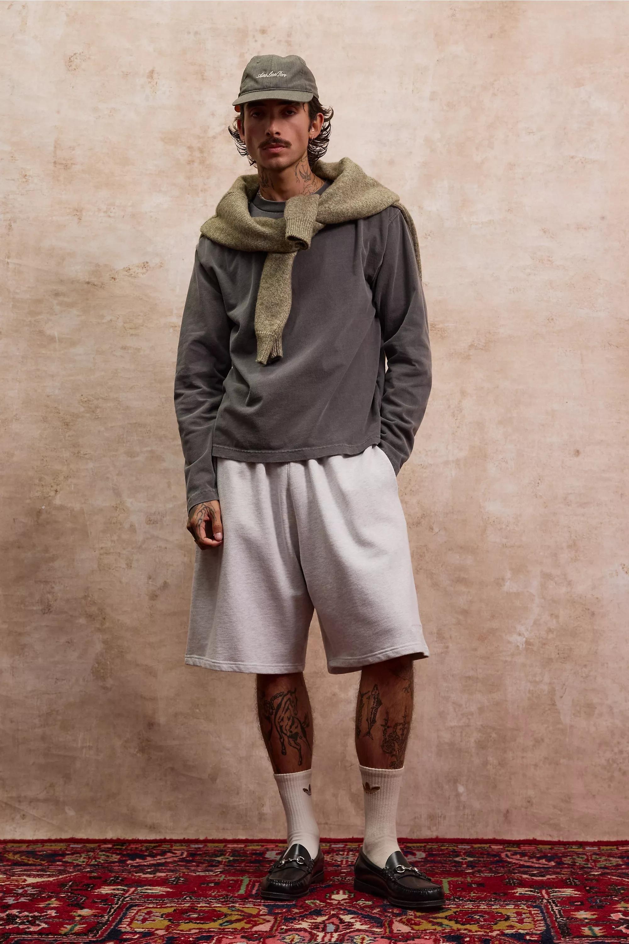 BLACK Loom Washed Black Long-Sleeve T-Shirt, BLK, medium