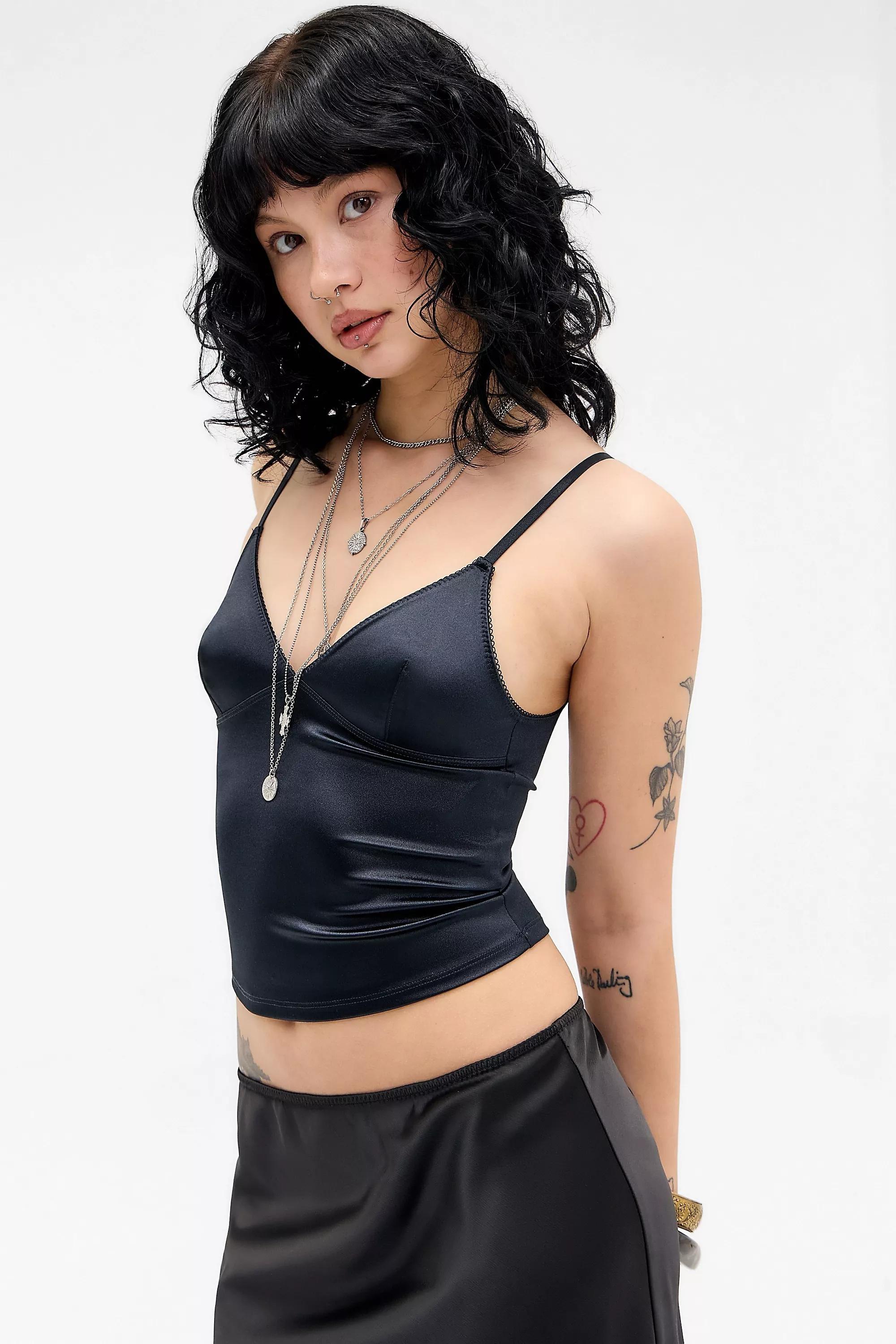 Black Out From Under Shine Tank Top, BLK, large image number 0