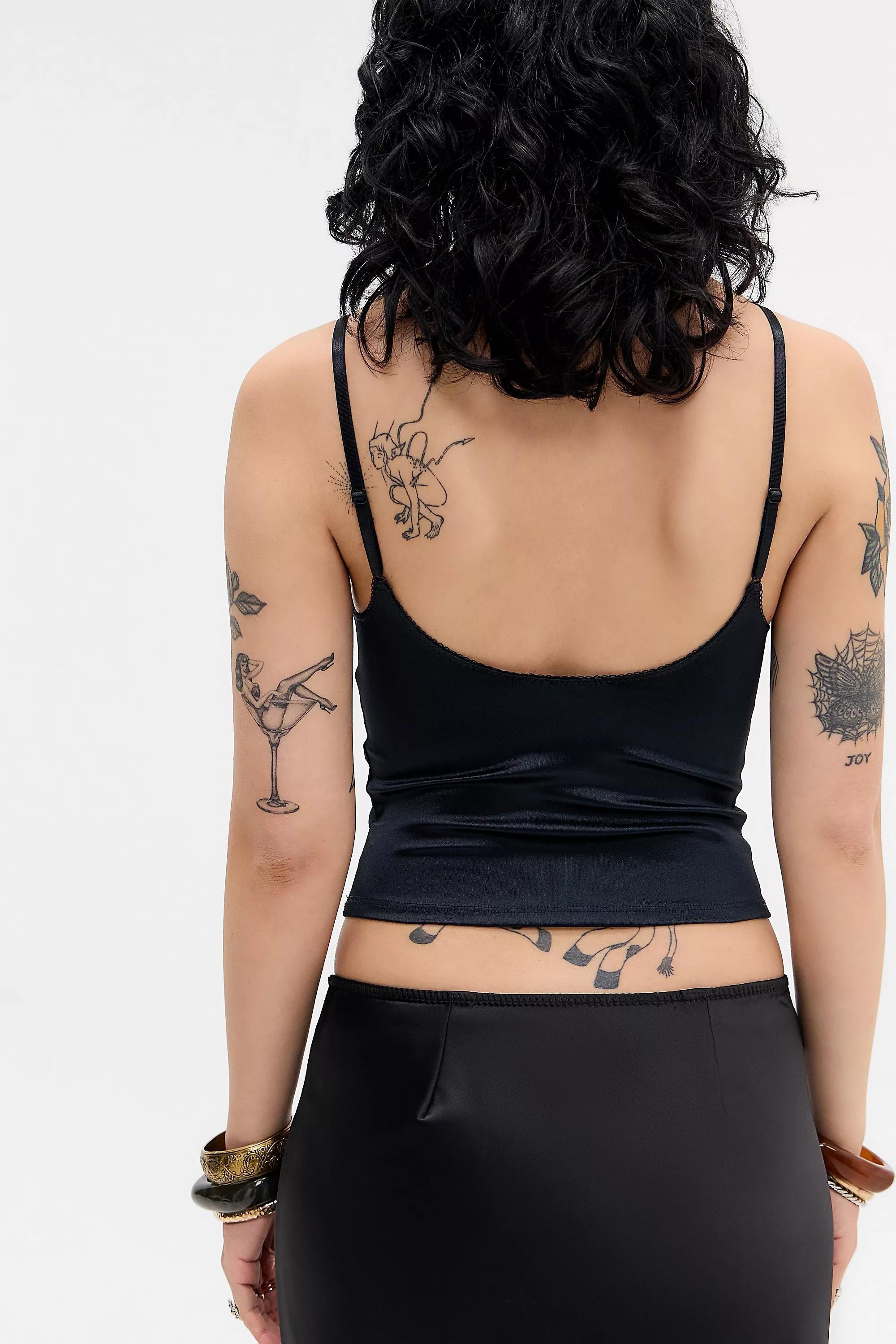 Black Out From Under Shine Tank Top, BLK, large image number 3