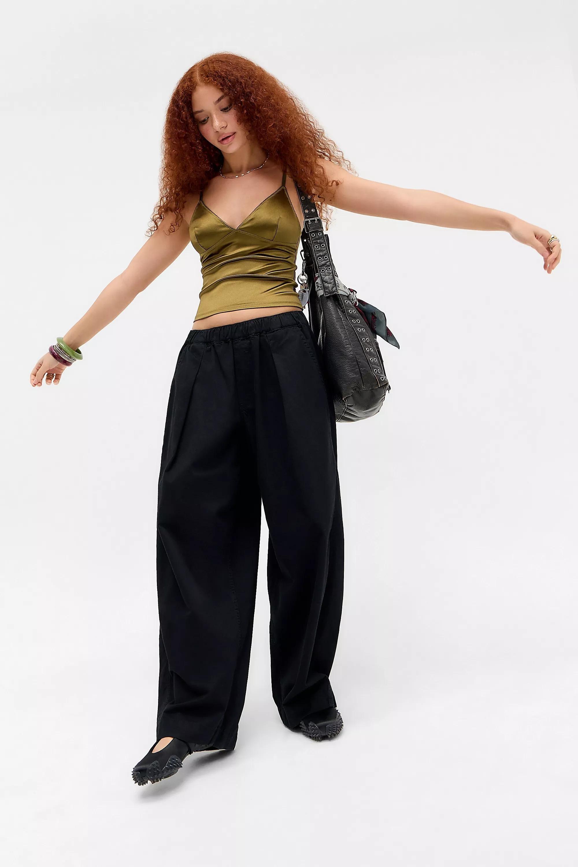 Khaki Out From Under Je Taime Shine Cami, KHAKI, large image number 2