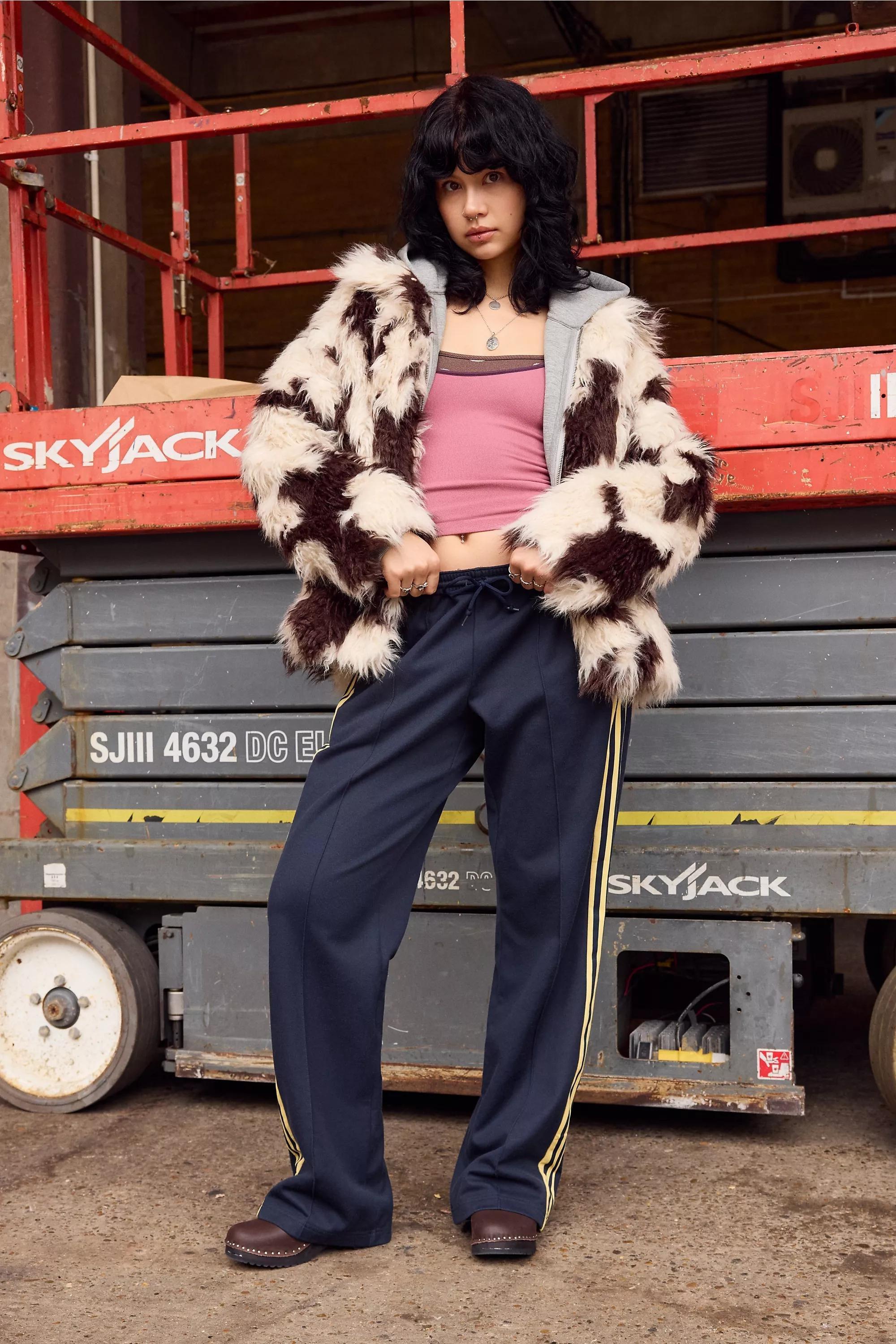 Assort Bdg Cow Print Faux Fur Coat, ASSORT, large image number 2