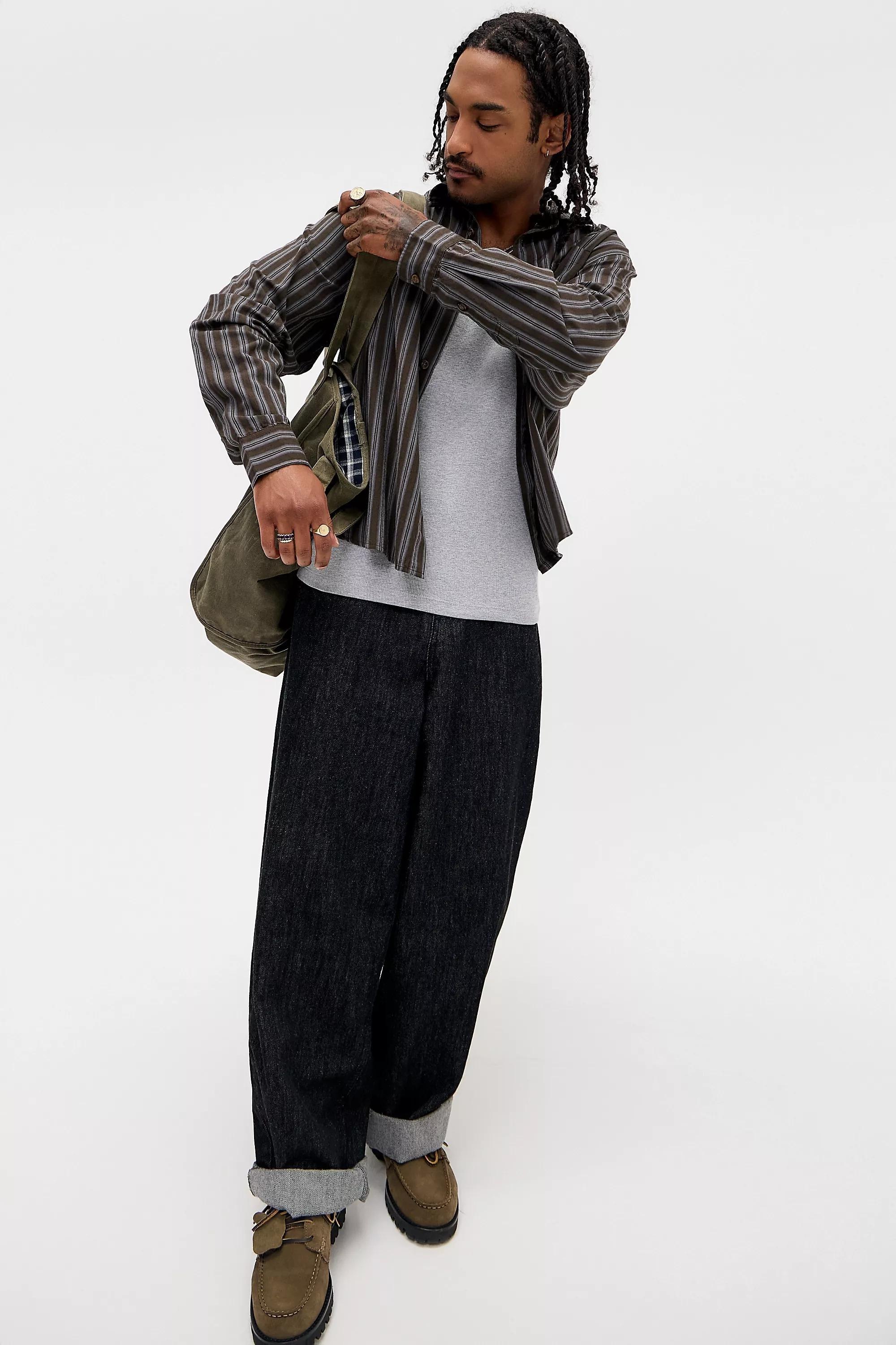Grey Bdg Ribbed Vest, GREY, large image number 2