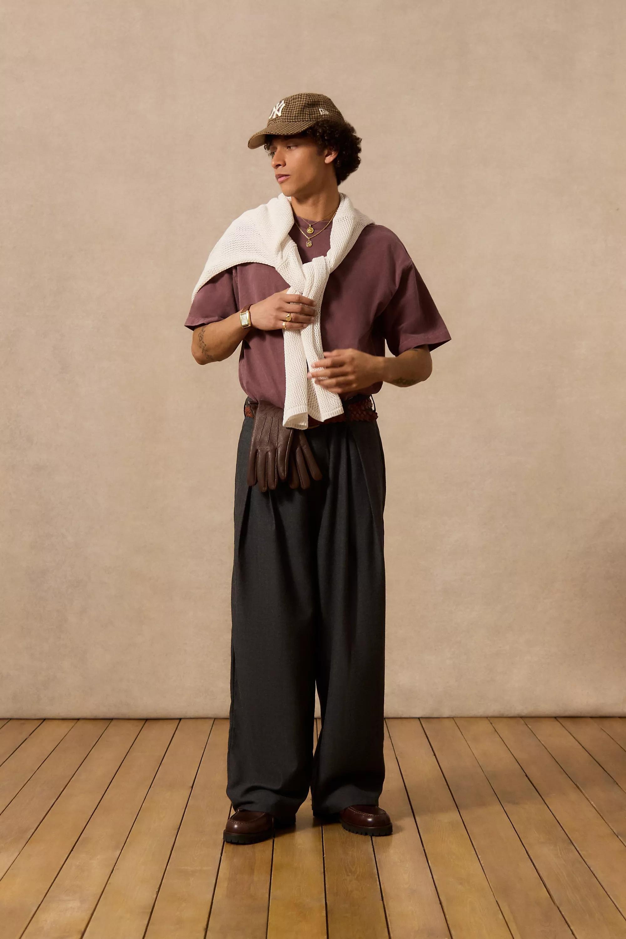 Red Loom Burgundy T-Shirt, WINE, large image number 0