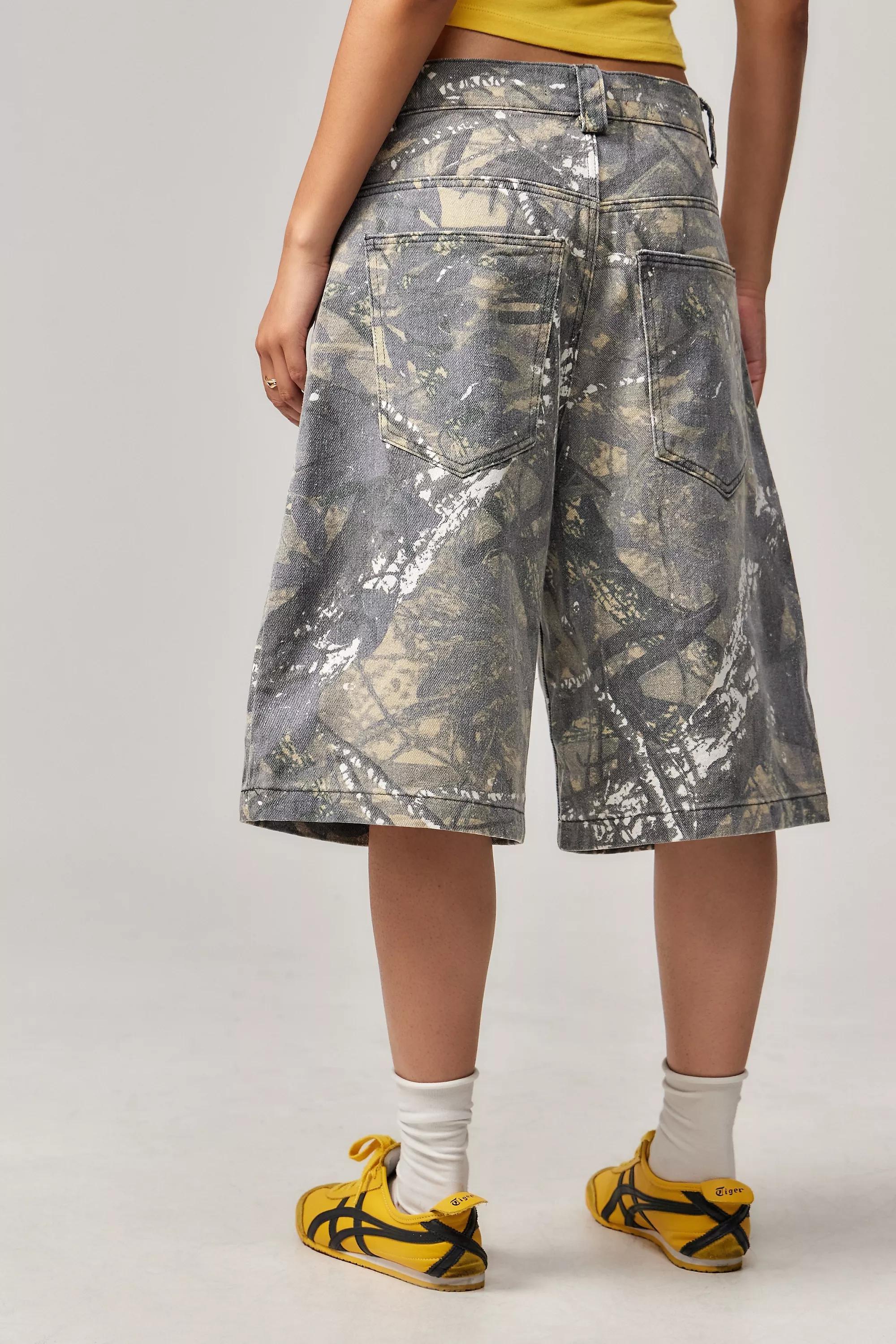 Jaded London Forest Camo Colossus Jorts, , large image number 2