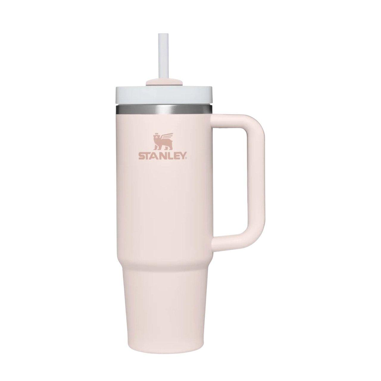 Cream Stanley Quencher H2.0 Flowstate Tumbler 0.89L/30Oz , A321_QUARTZ, medium