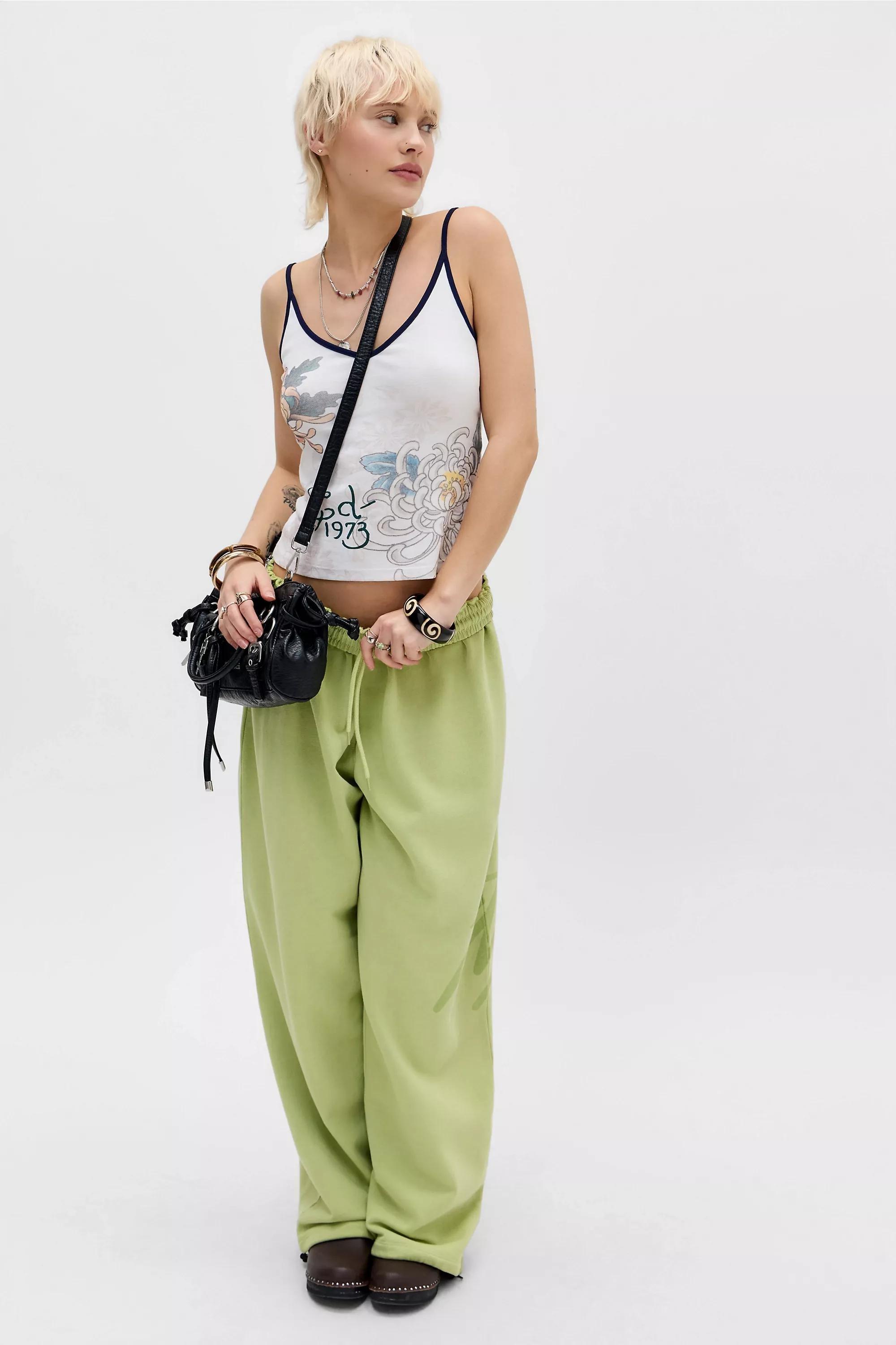 White Ed Hardy Uo Printed Tank Top, CREME, large image number 1