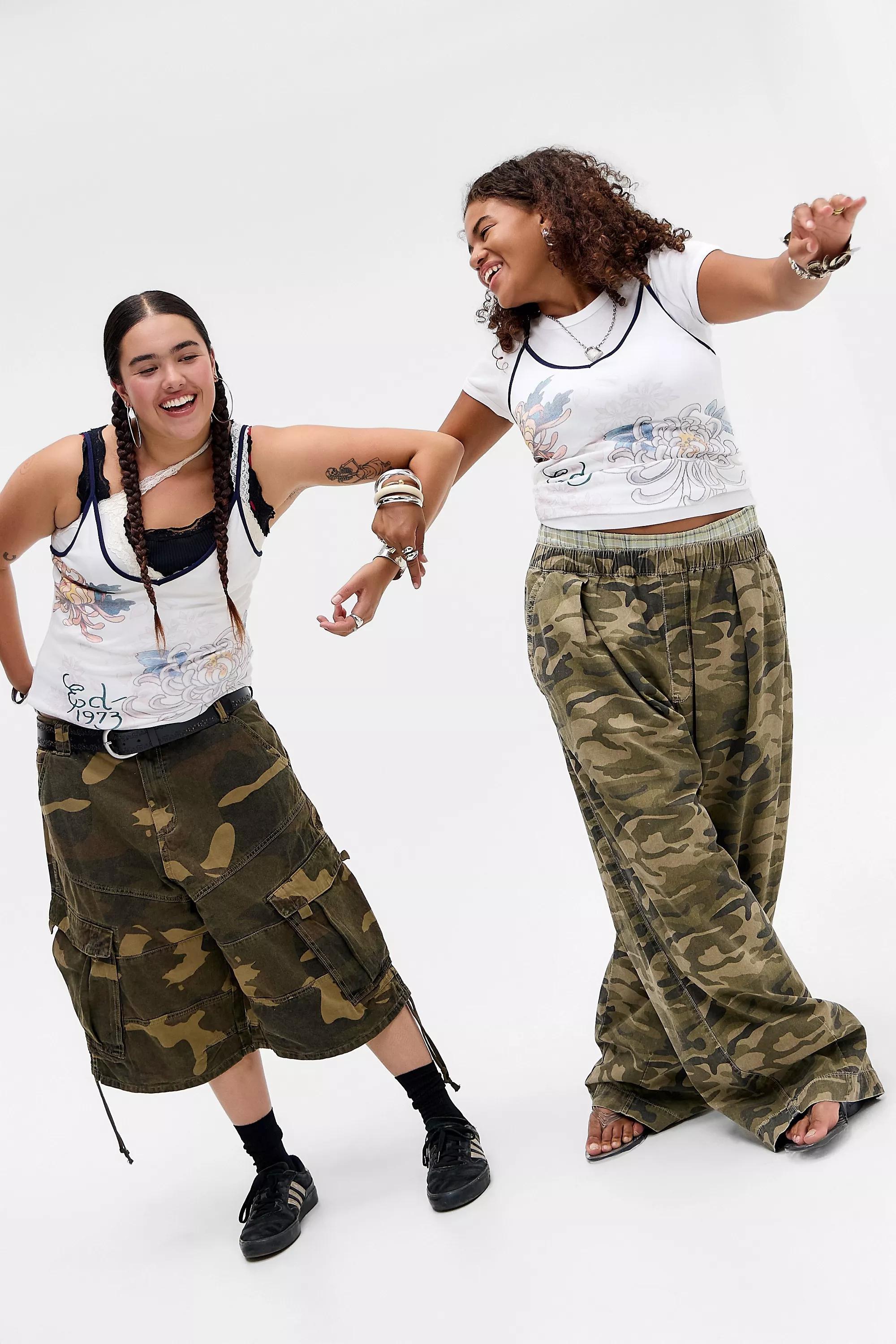 White Ed Hardy Uo Printed Tank Top, CREME, large image number 5