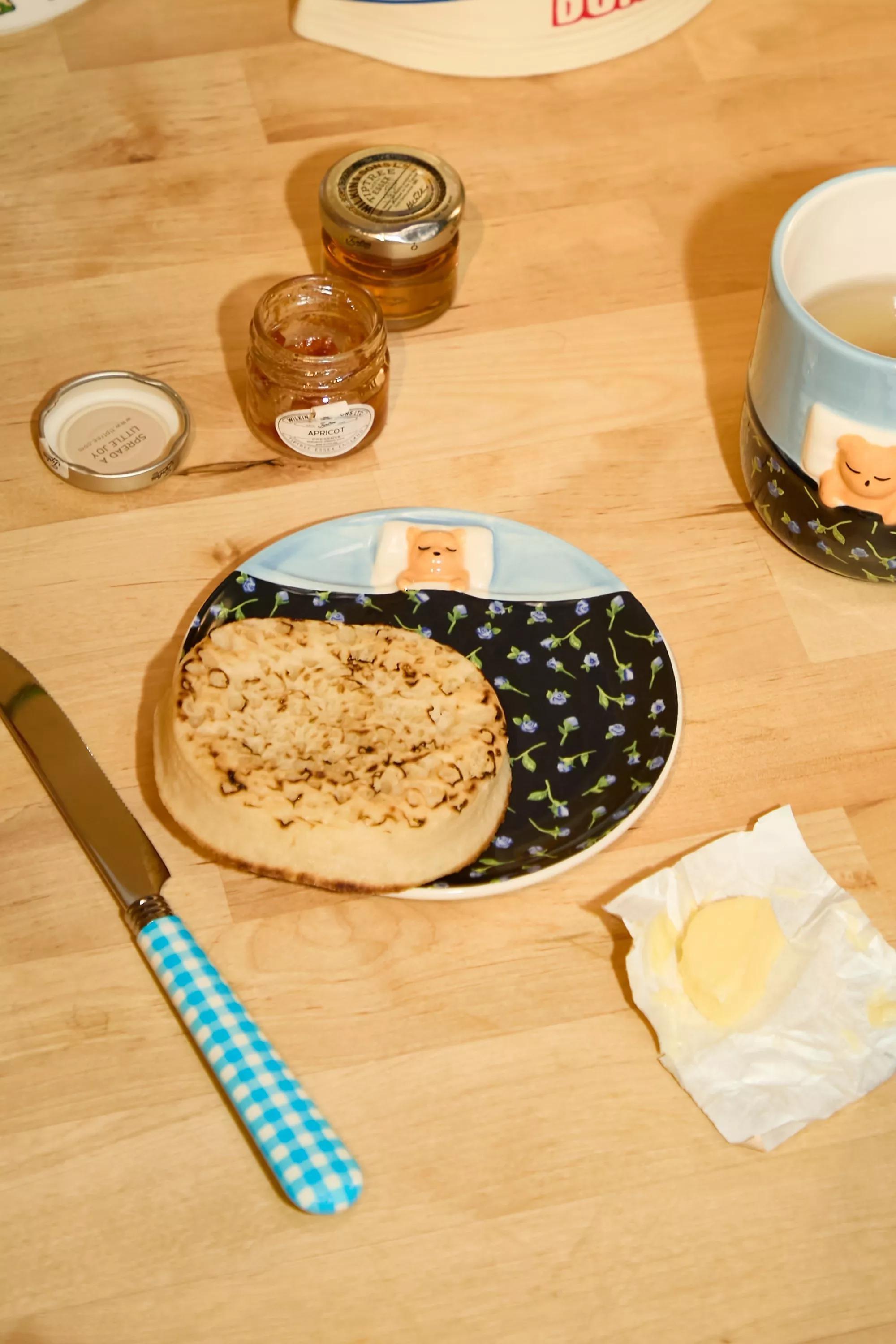 BLUE Lana Bear Mini Plate, BLUE, large image number 0