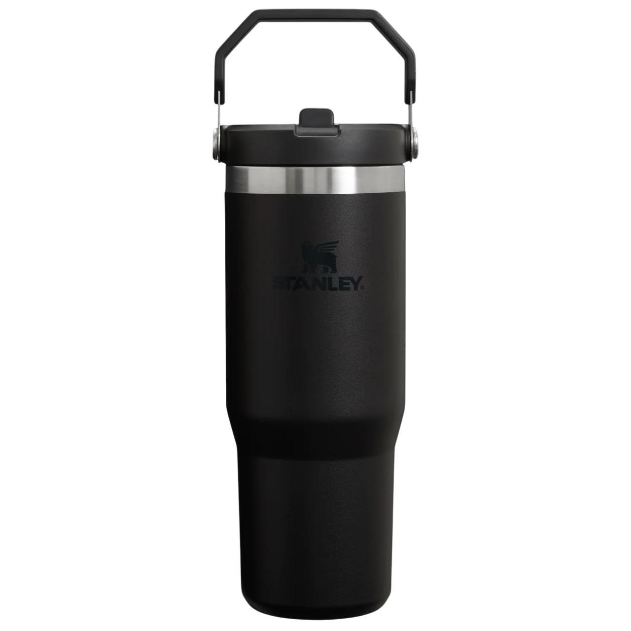 Black The Iceflow Flip Straw Tumbler | 30 Oz | 0.88 L - Stanley Create, A321_BLACK, medium