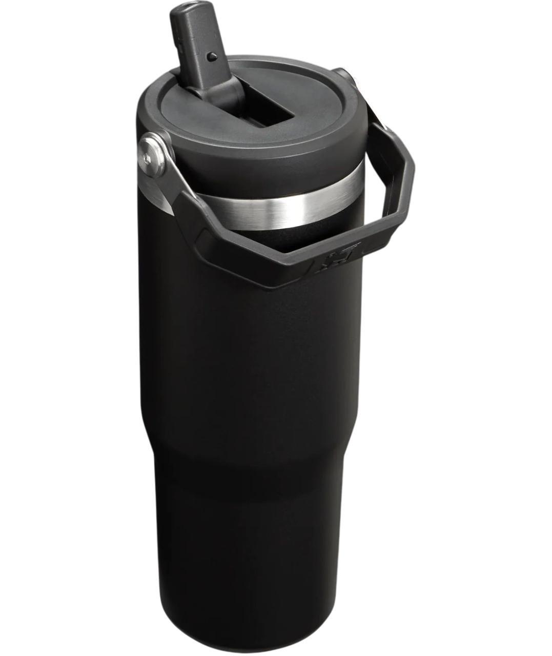 Black The Iceflow Flip Straw Tumbler | 30 Oz | 0.88 L - Stanley Create, A321_BLACK, medium