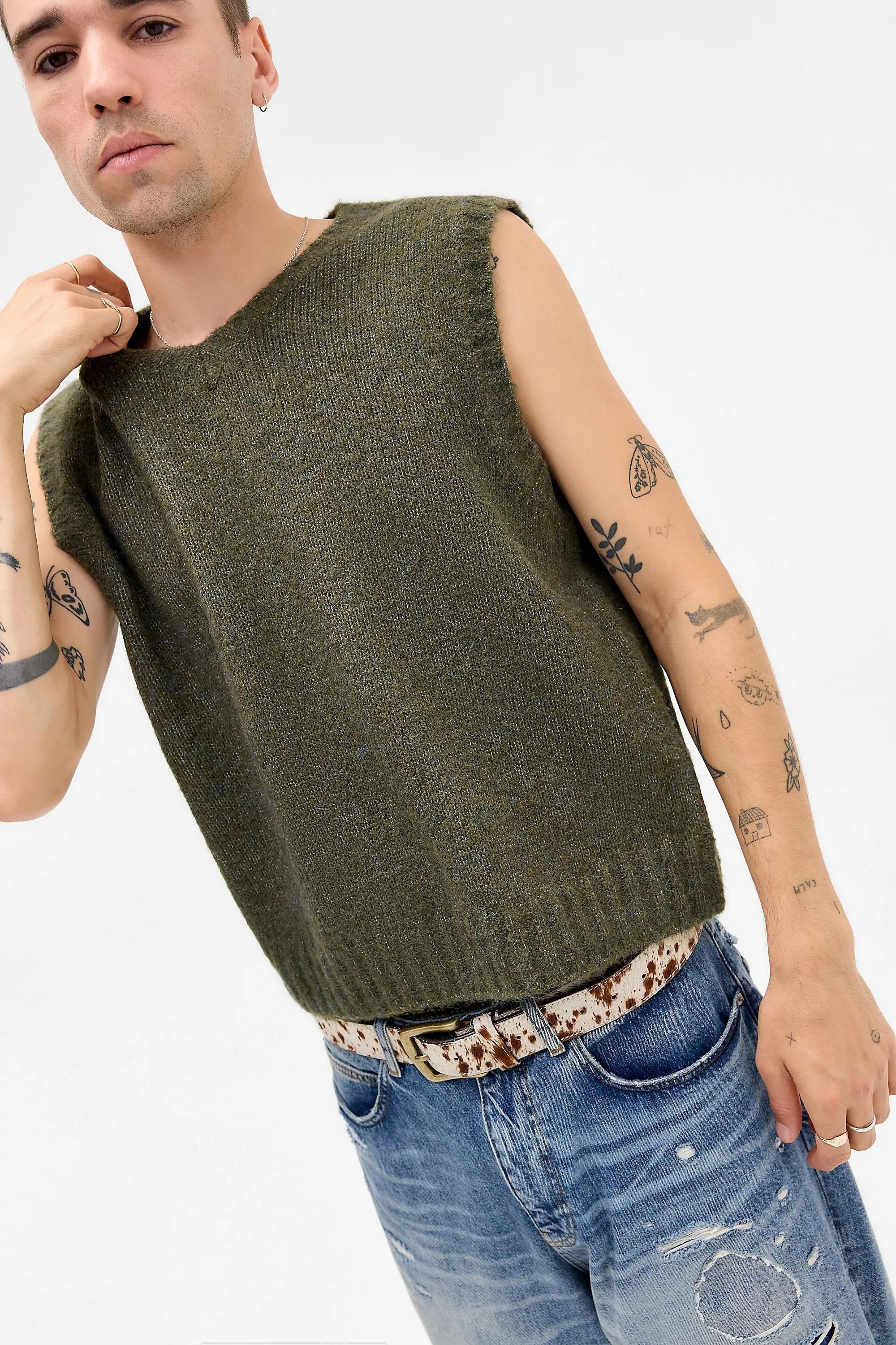 Green Bdg 98 Knit Tank Top, GRN, medium