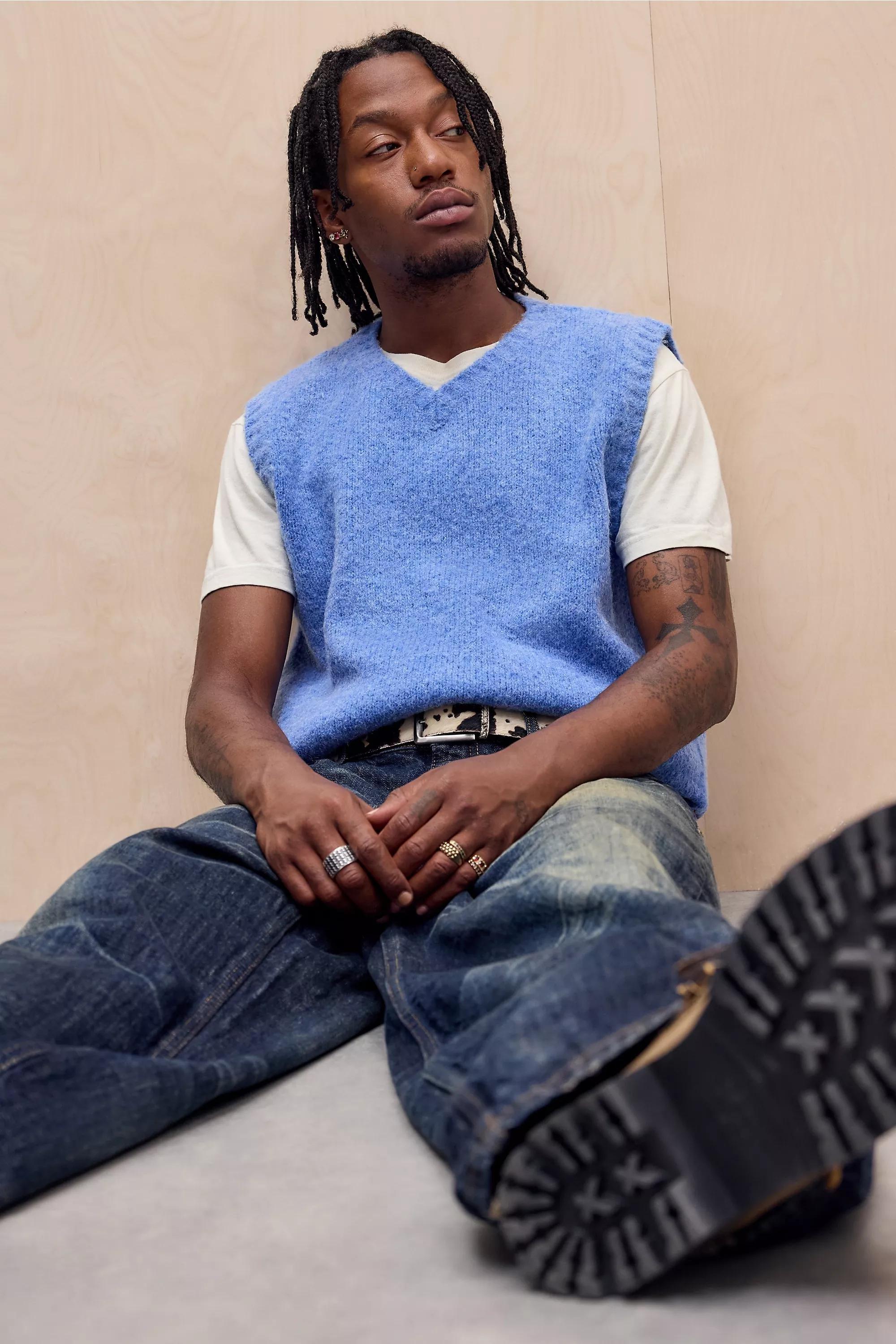 Blue Bdg 98 Tank Top, BLUE, large image number 1