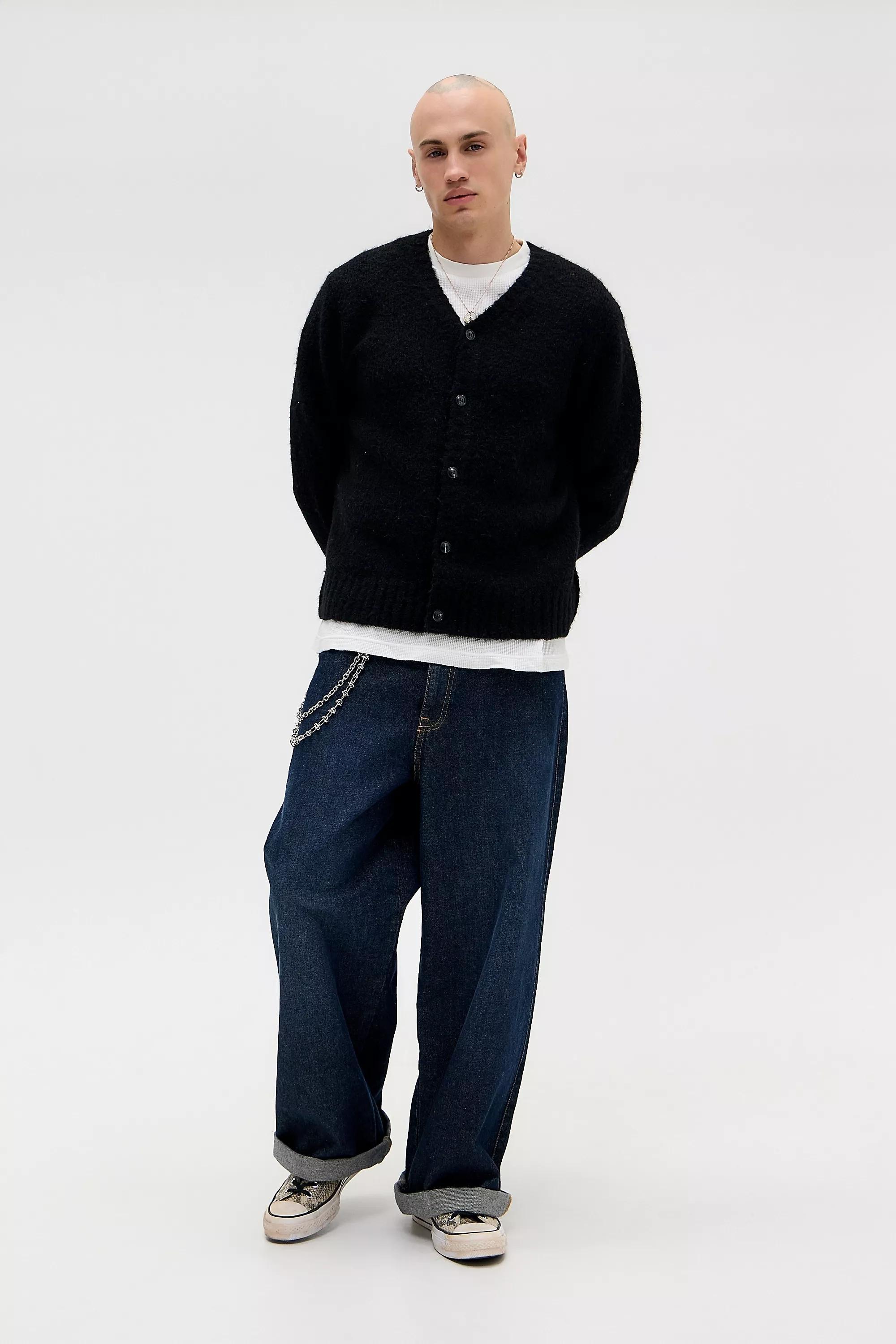 BLACK BDG Black 98 Cardigan, BLK, large image number 2