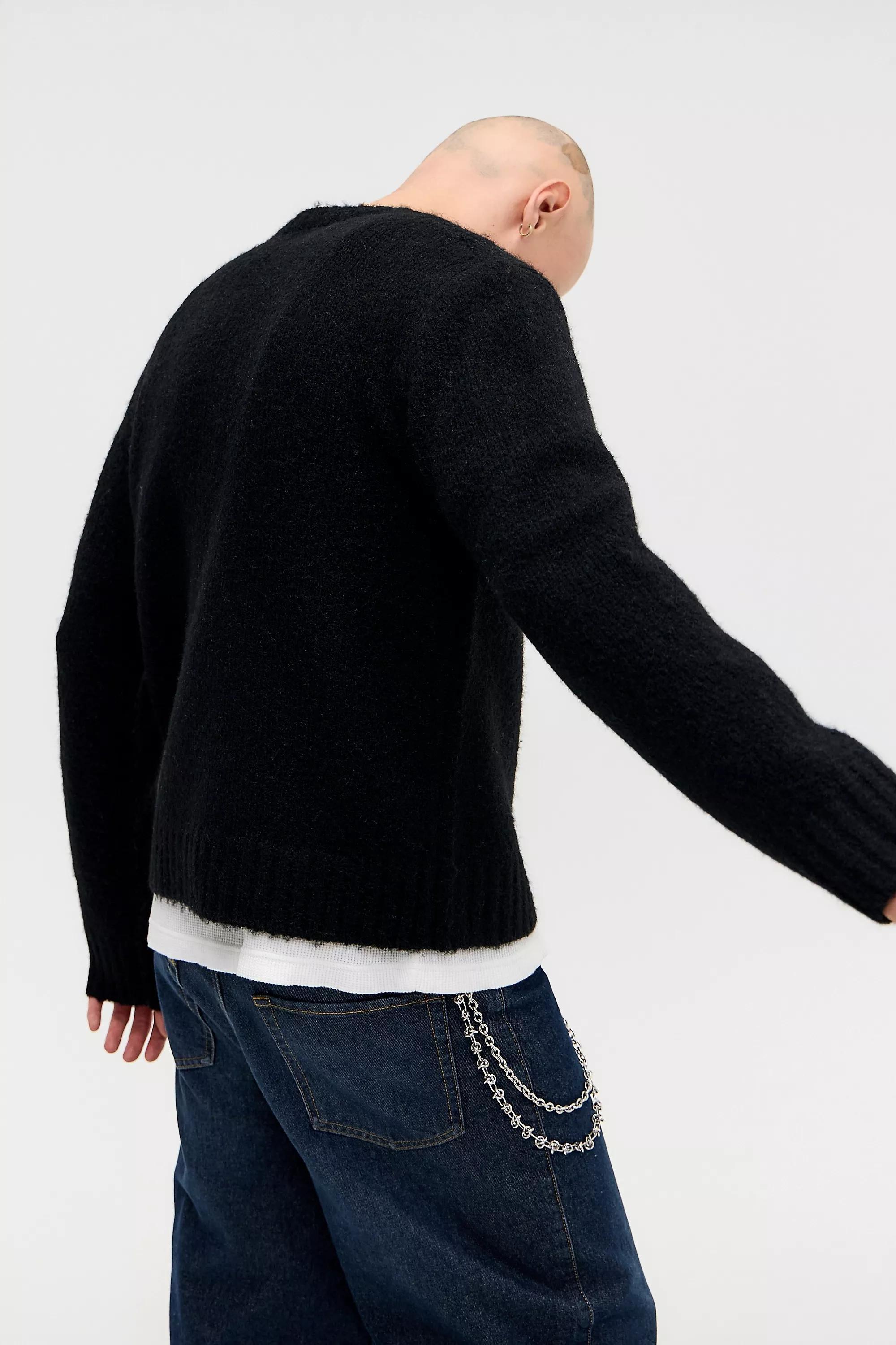 BLACK BDG Black 98 Cardigan, BLK, large image number 3